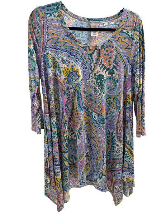Pastel Flutter Sleeve Tunic Top