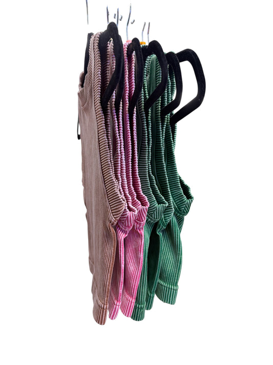 Zenana Wide Strapped Cropped Tank