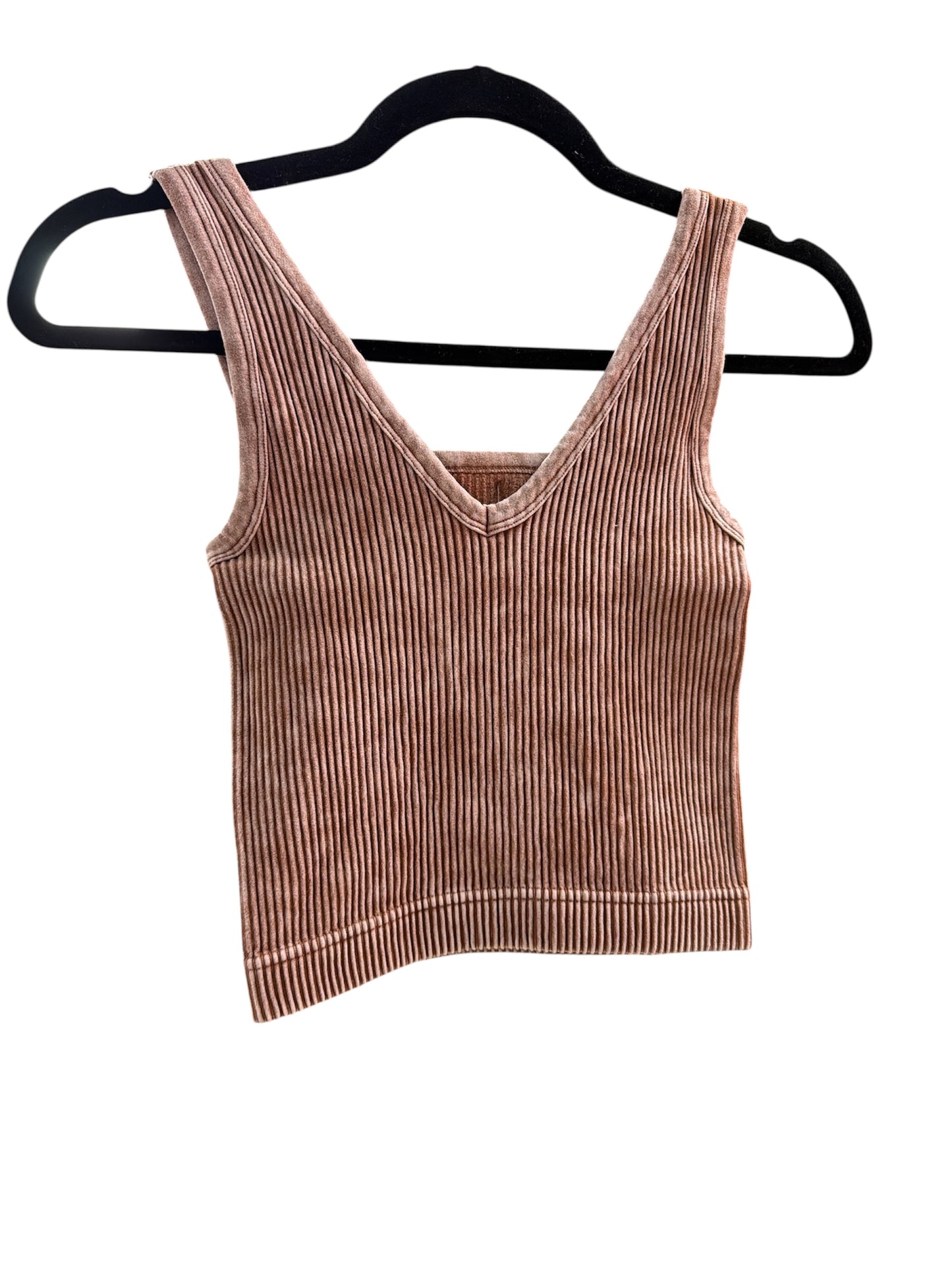 Zenana Reversible Ribbed Tank