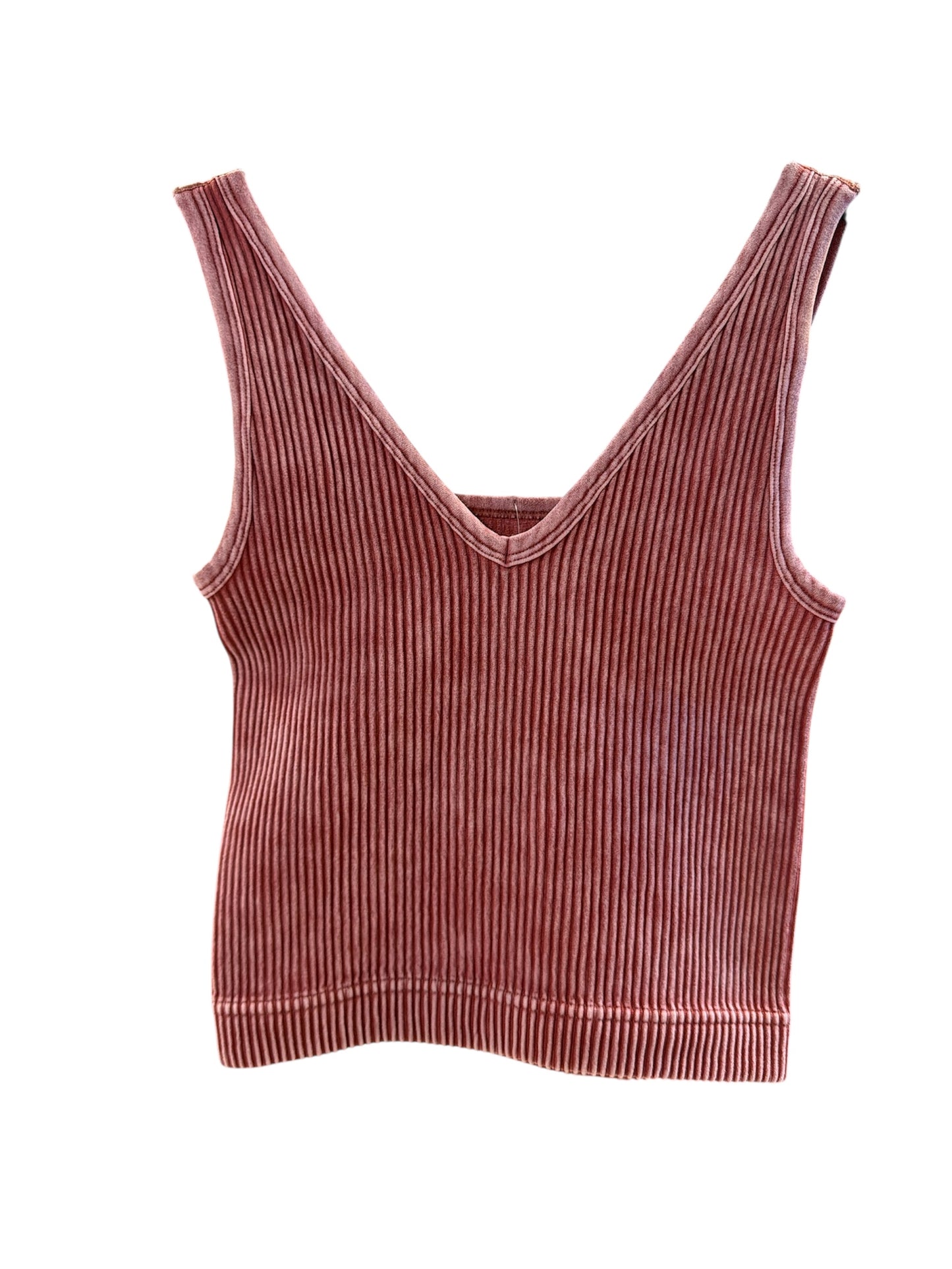 Zenana Reversible Ribbed Tank