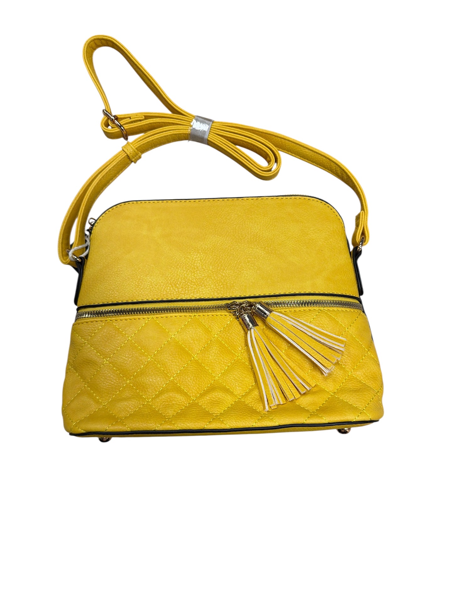 Yellow Quilted Bag