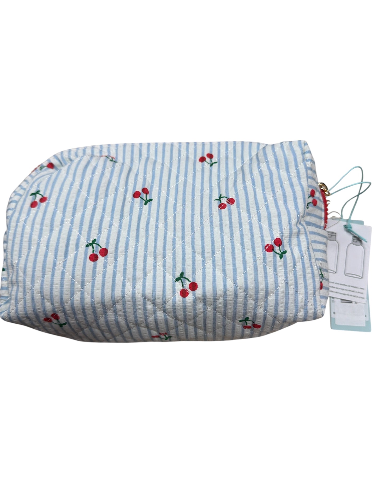 Quilted Cherry Travel Bag