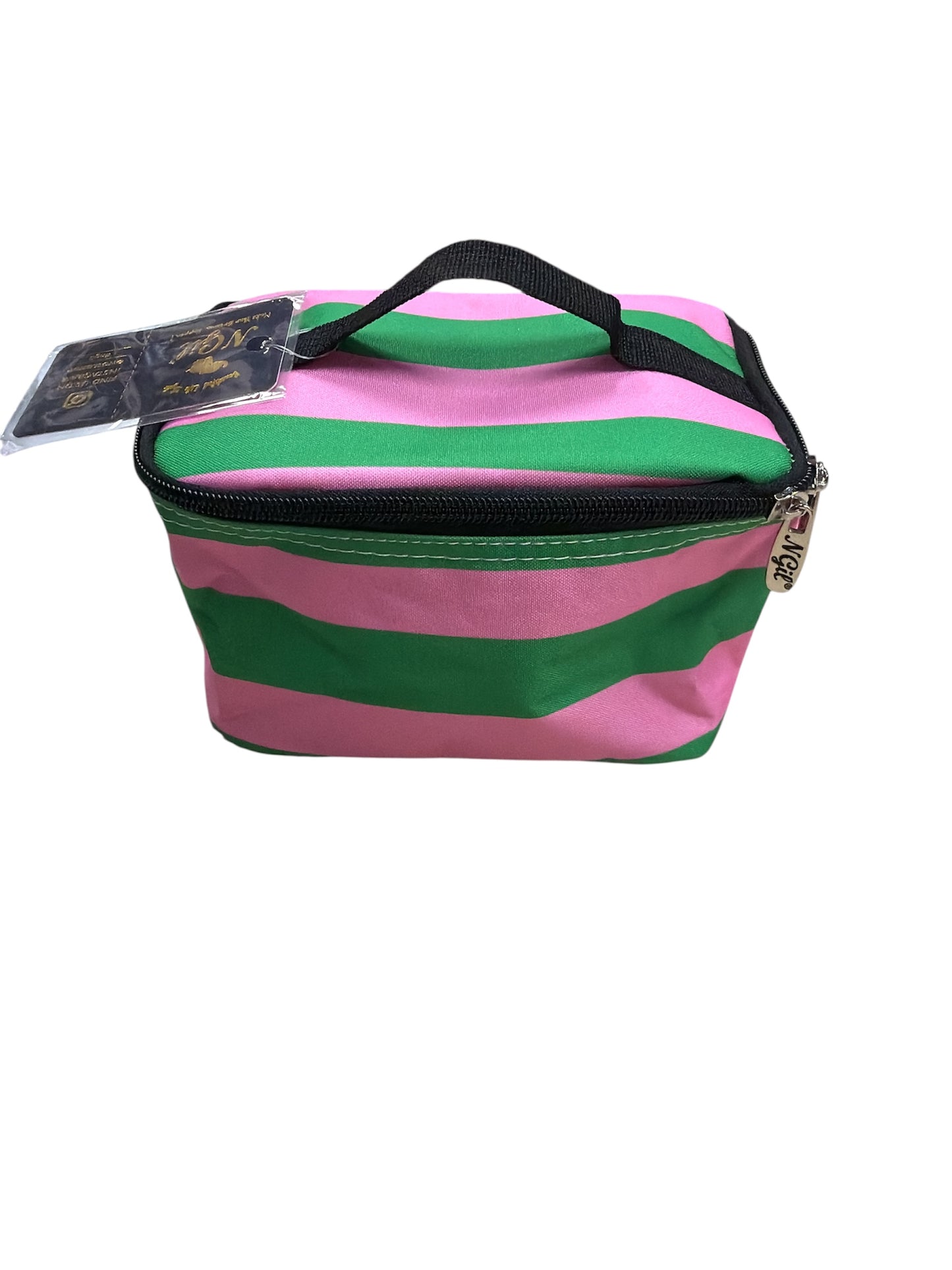 Green/Pink Mini Tote Bag