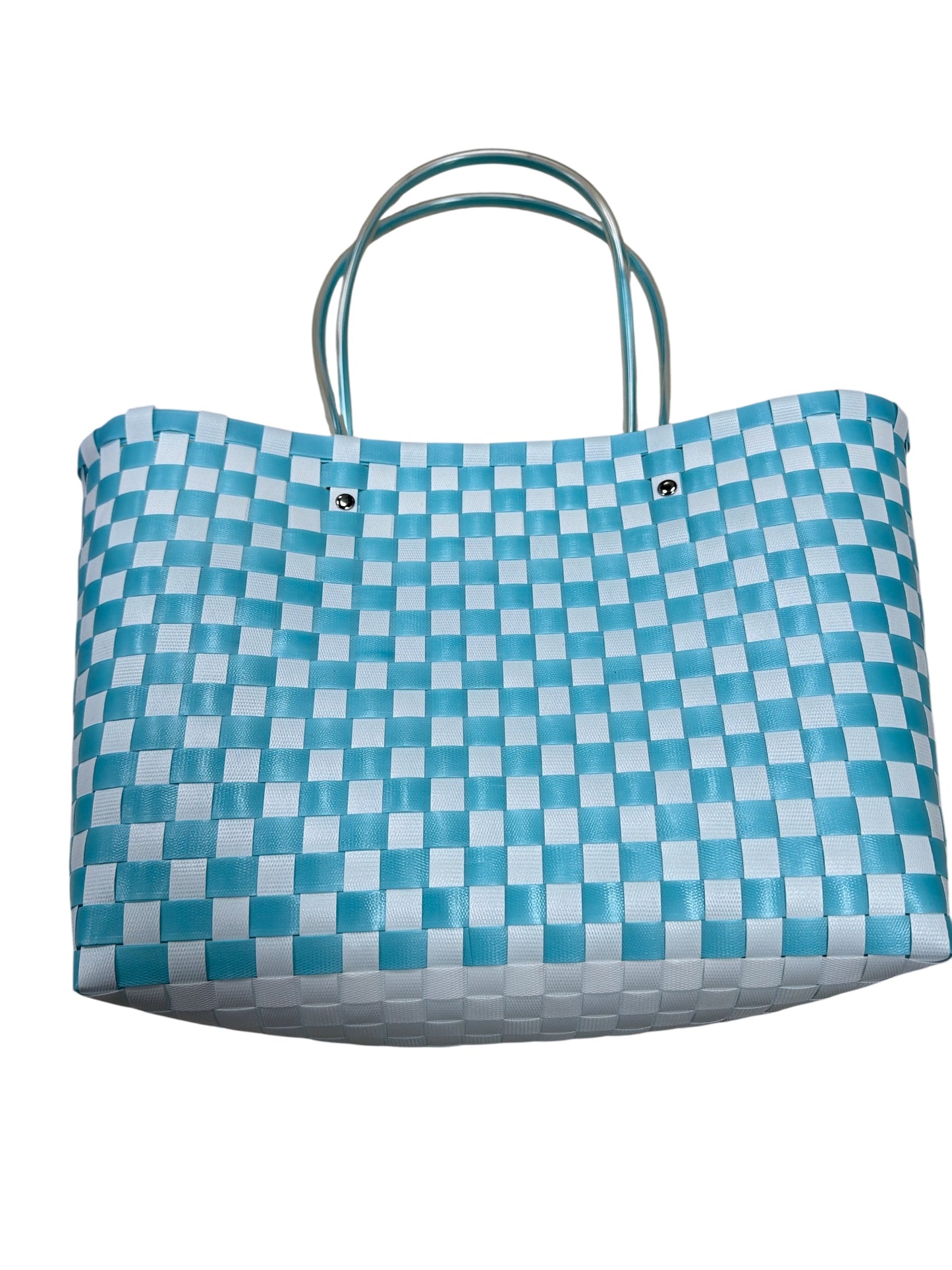 Jumbo Checker Tote Bag