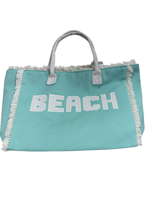 BEACH Mint Tote Bag