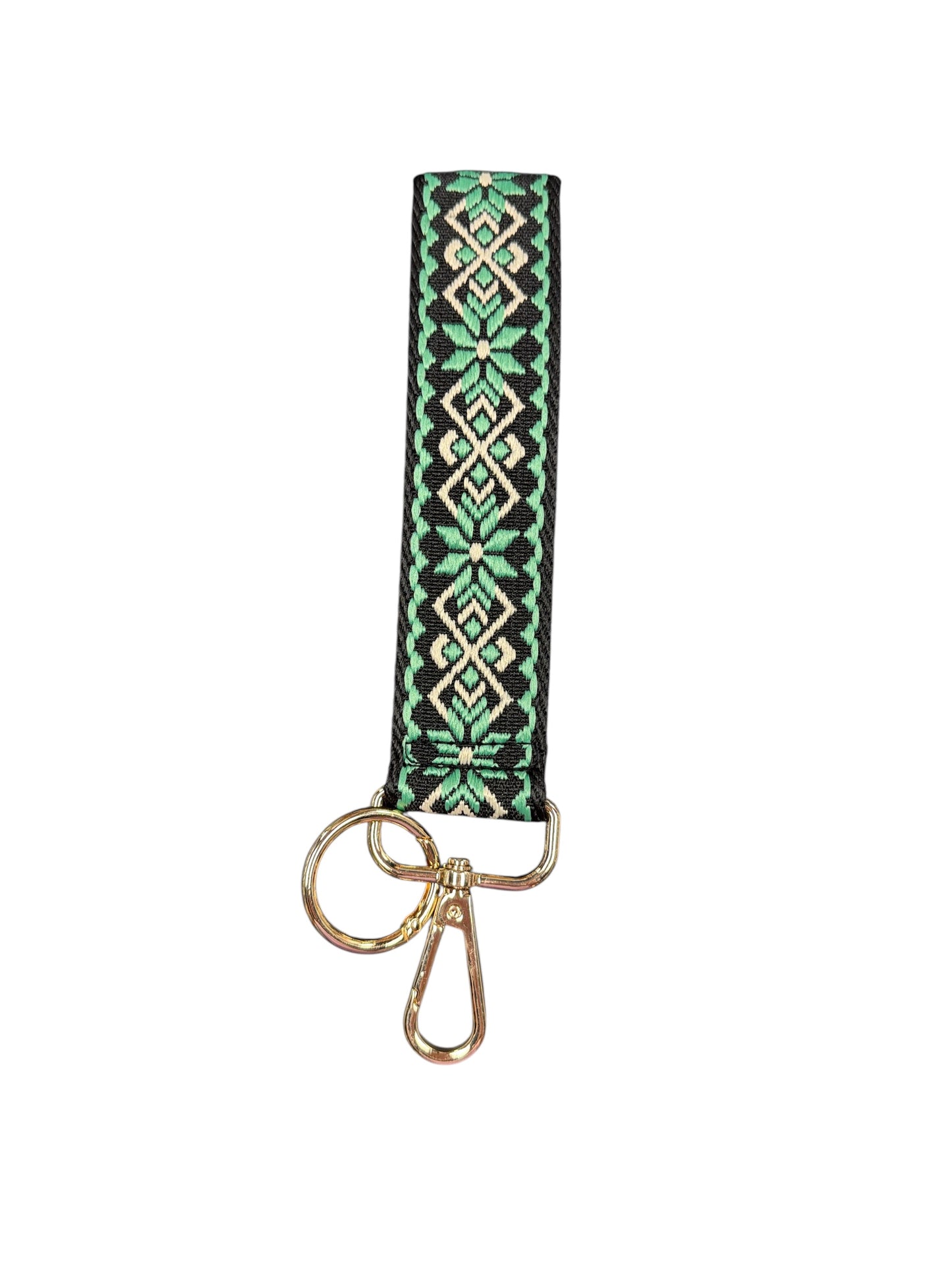 Jacquard Weave Wristlet Keychains