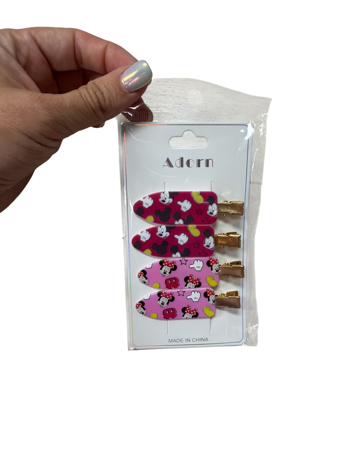 Mickey 4 Pack Clips