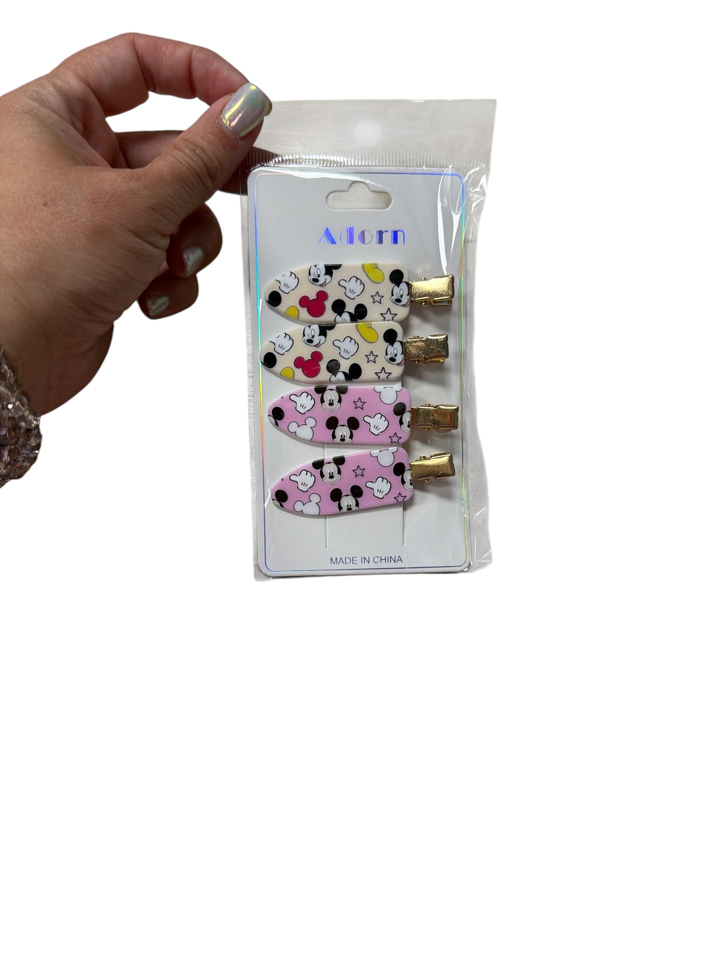 Mickey 4 Pack Clips