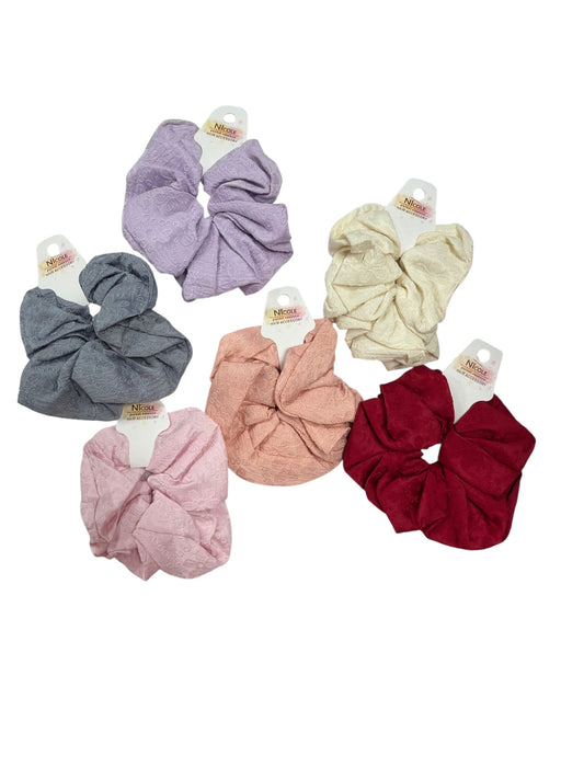 Jumbo Textured Scrunchie