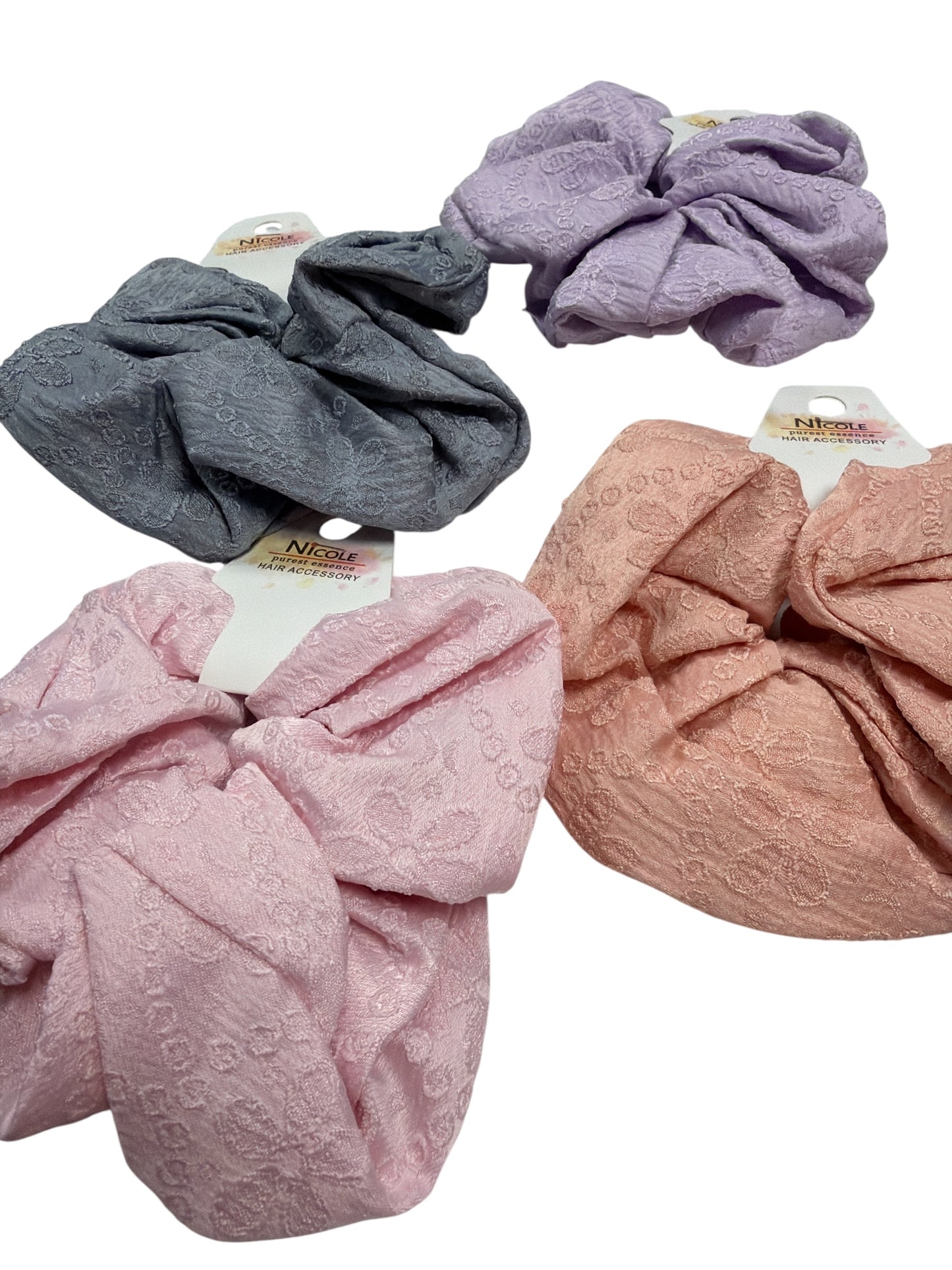 Jumbo Textured Scrunchie