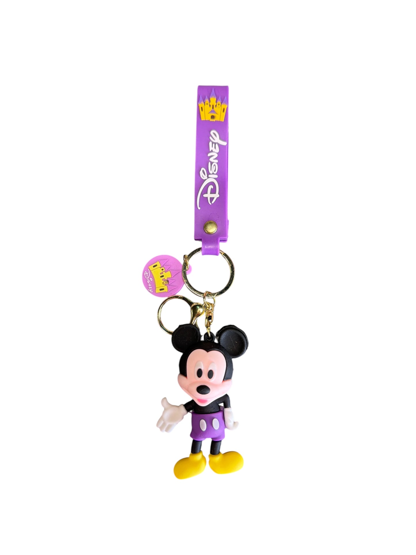 Purple Mickey Keychain