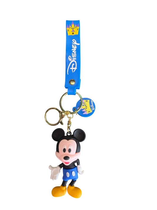 Blue Mickey Keychain