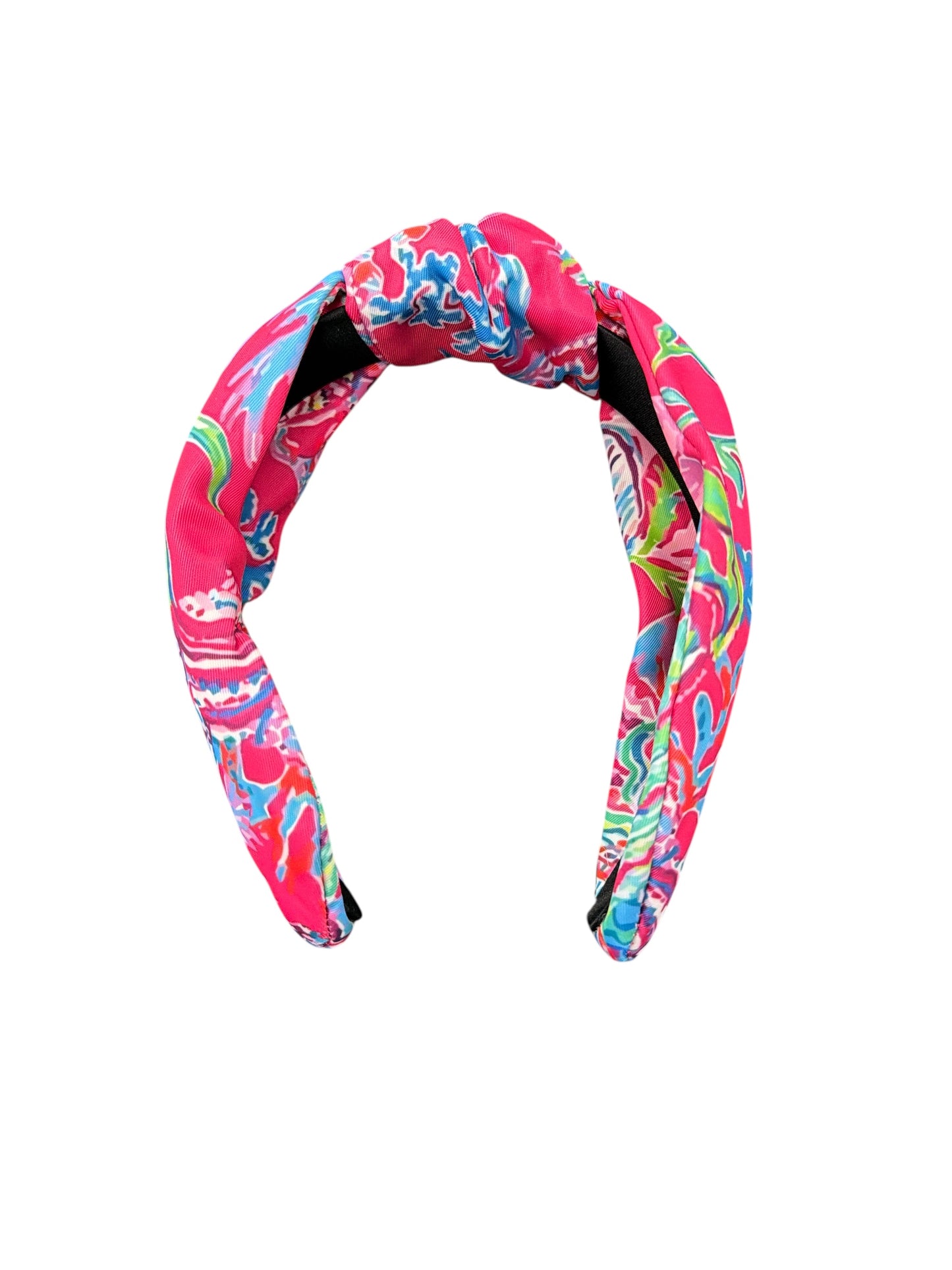MIXED PATTERN TOP KNOT HEADBAND