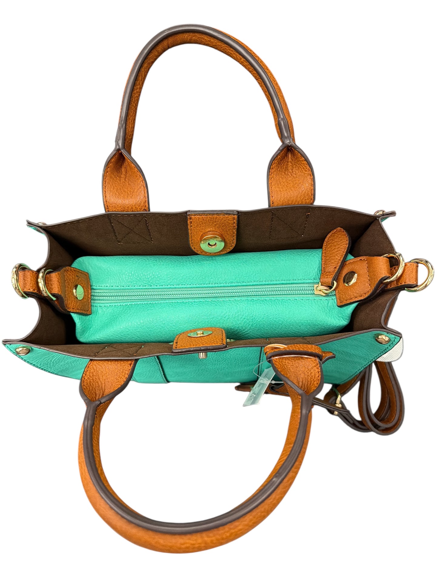 SATCHEL DOUBLE HANDBAG CROSSBODY