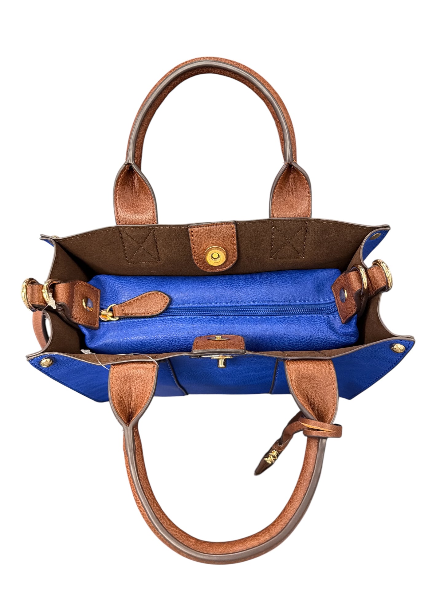 SATCHEL DOUBLE HANDBAG CROSSBODY