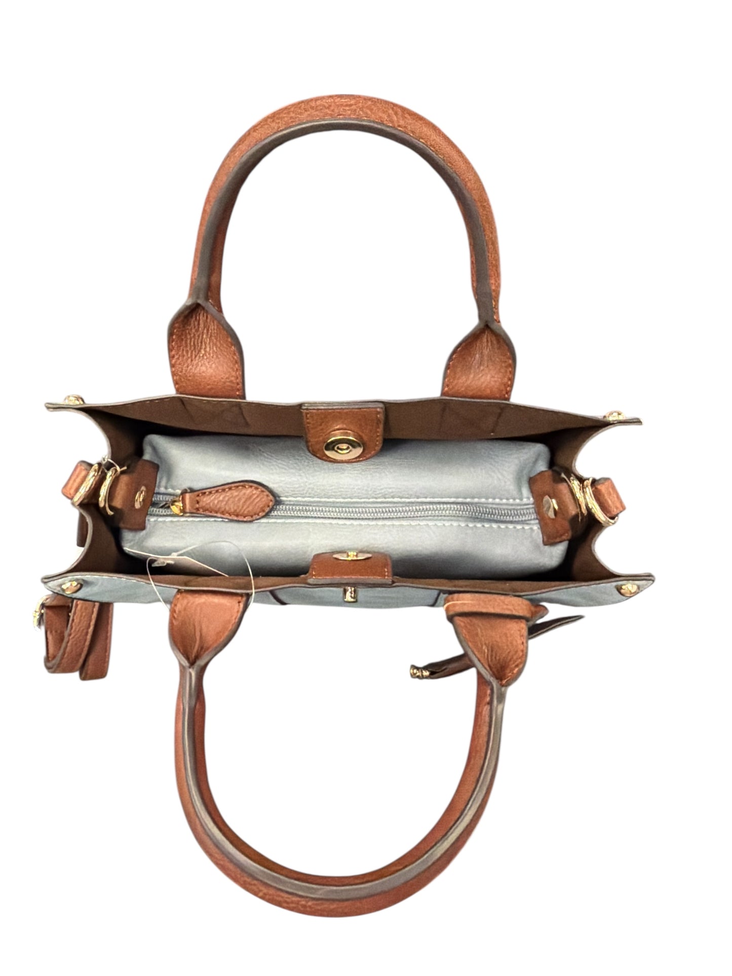 SATCHEL DOUBLE HANDBAG CROSSBODY