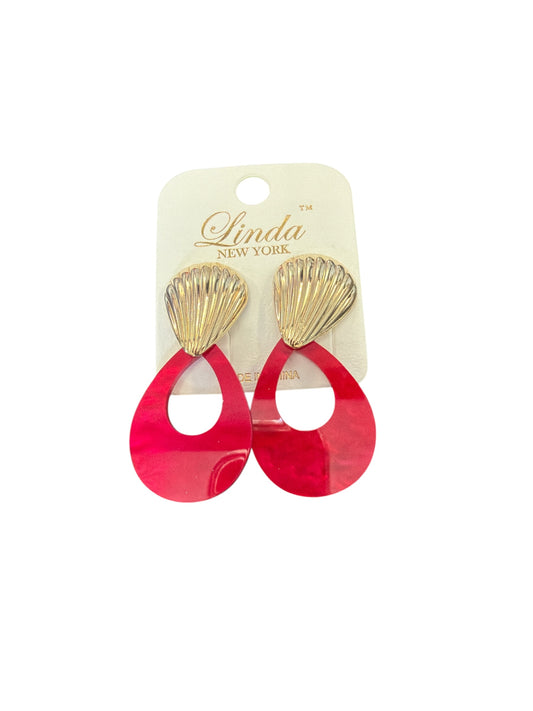 SHELL DROP COLOR EARRINGS