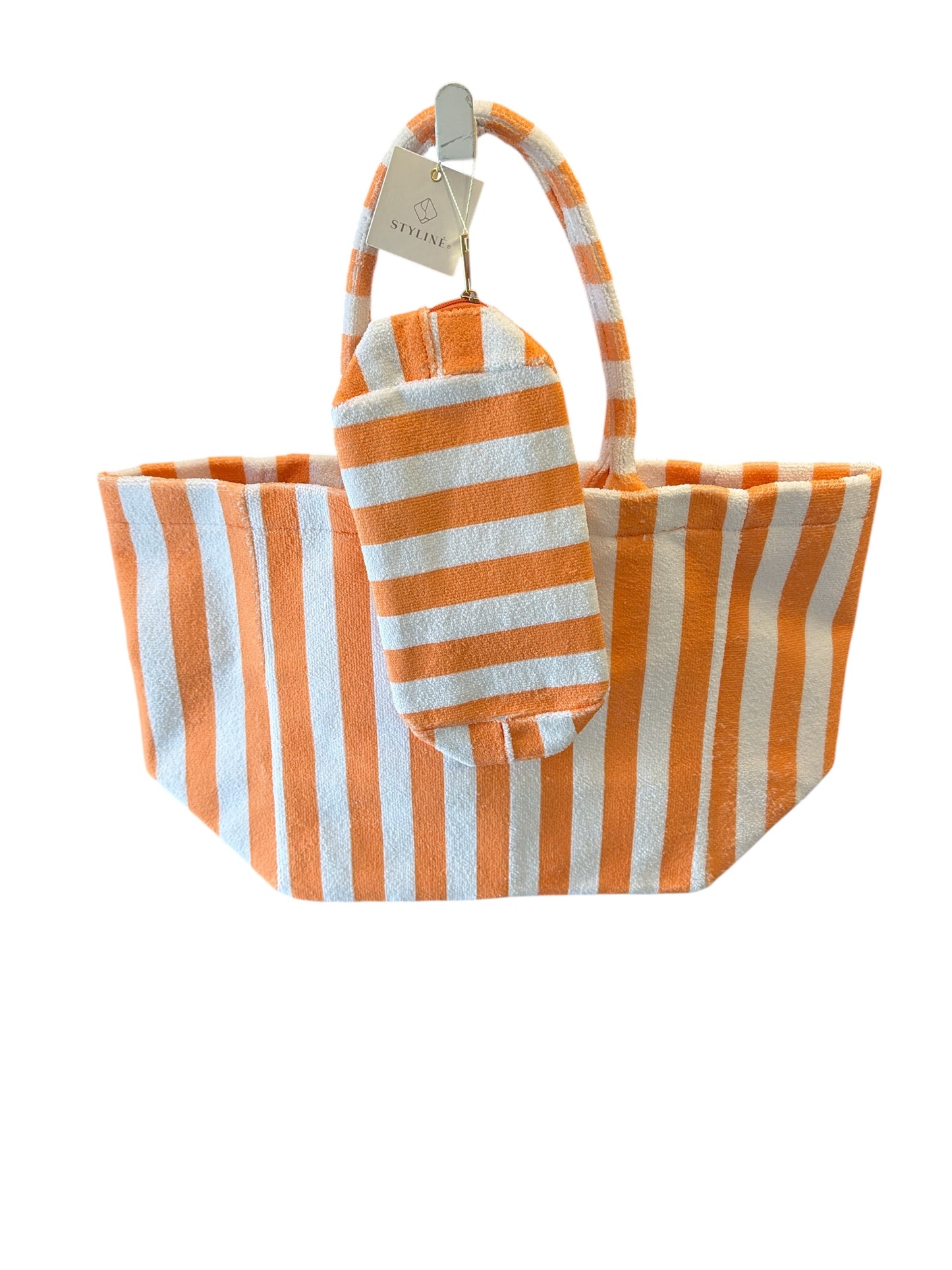 SET TERRY CLOTH JUMBO BAGS & COSMETIC BAG