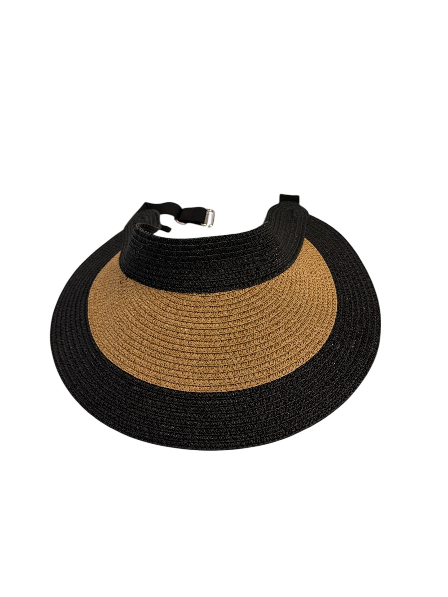 BLACK/TAN ROLL UP VISOR
