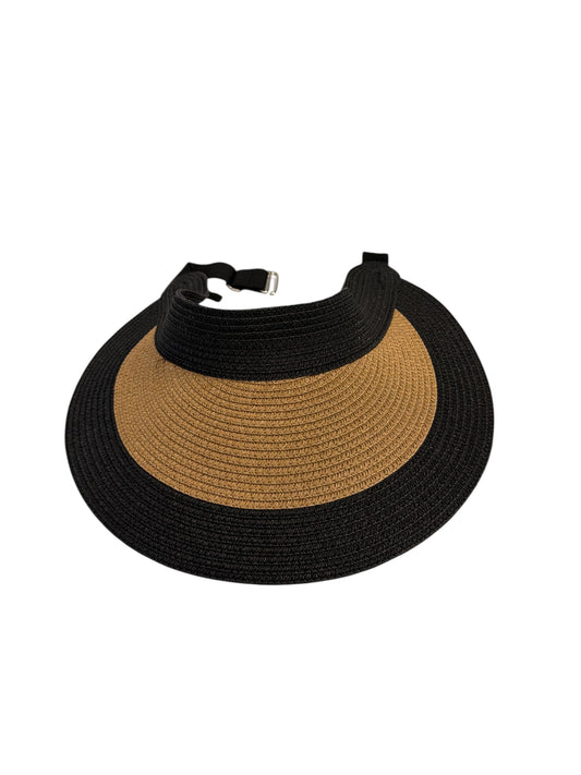 BLACK/TAN ROLL UP VISOR