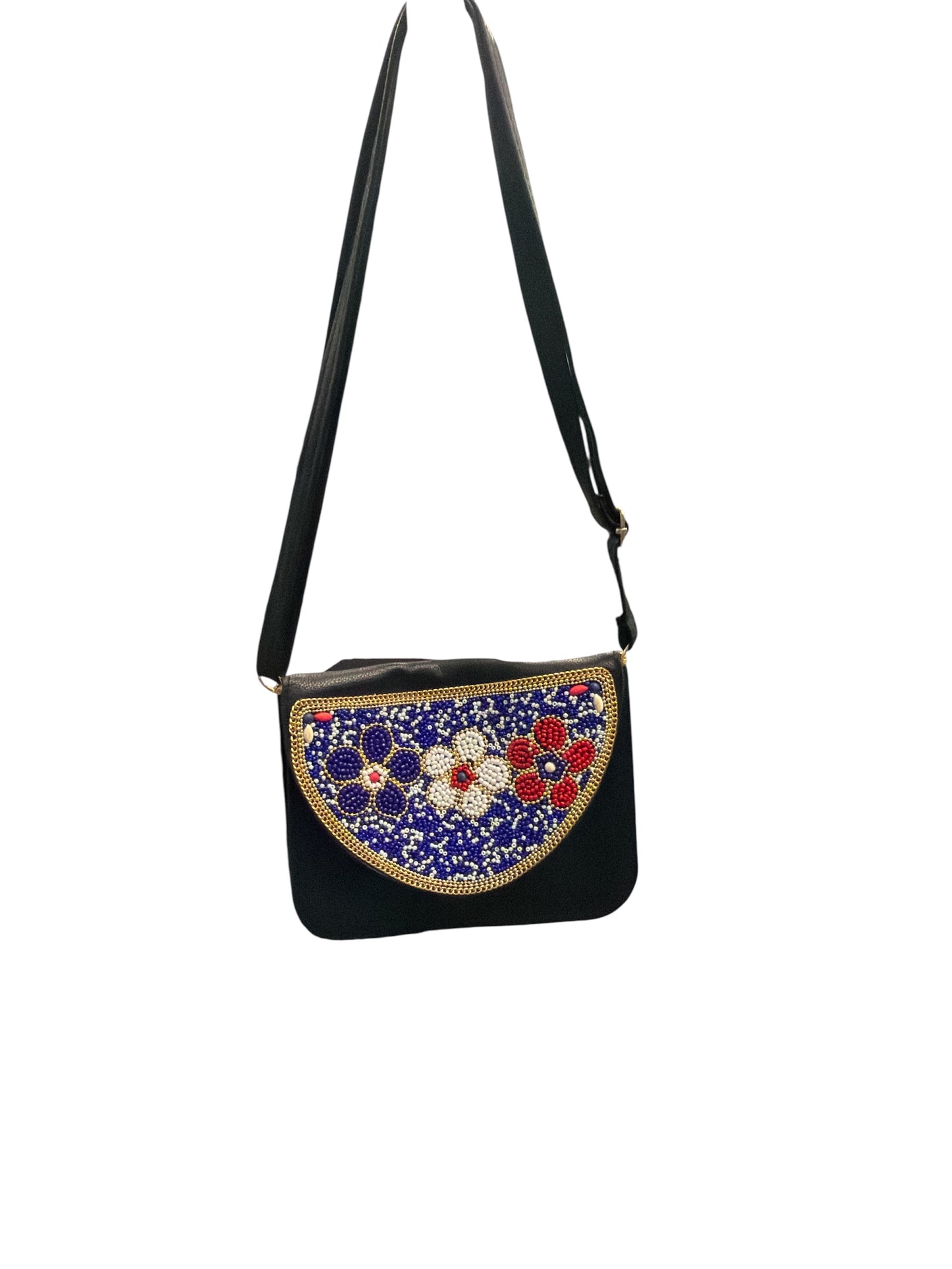 USA BEADED CROSSBODY