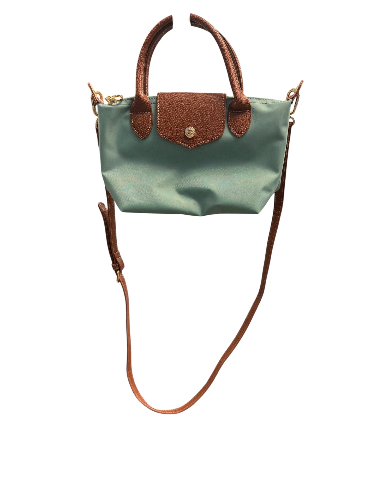 BROWN HANDLE CROSSBODY