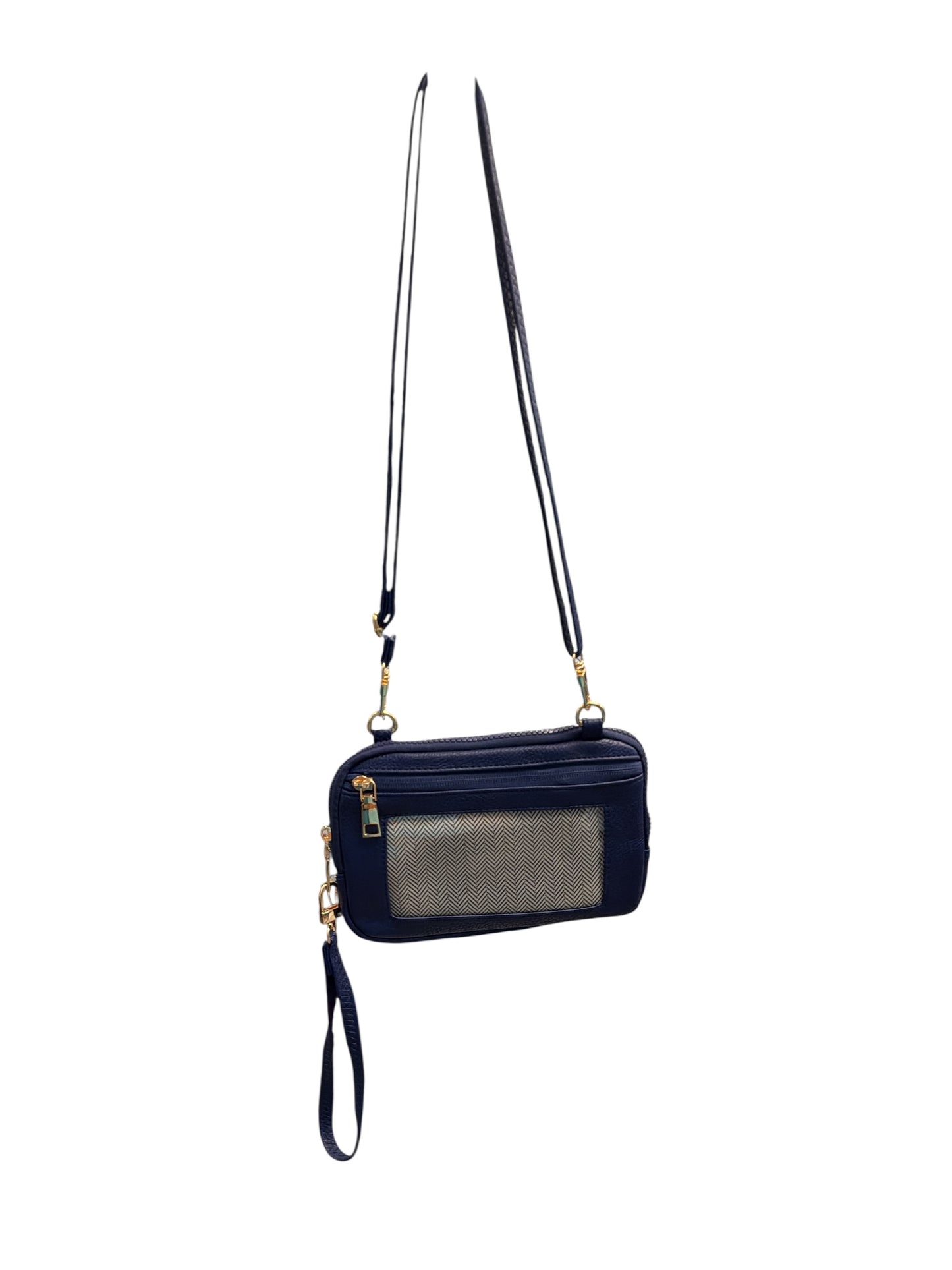 CLEAR PHONE CROSSBODY WALLET PURSE