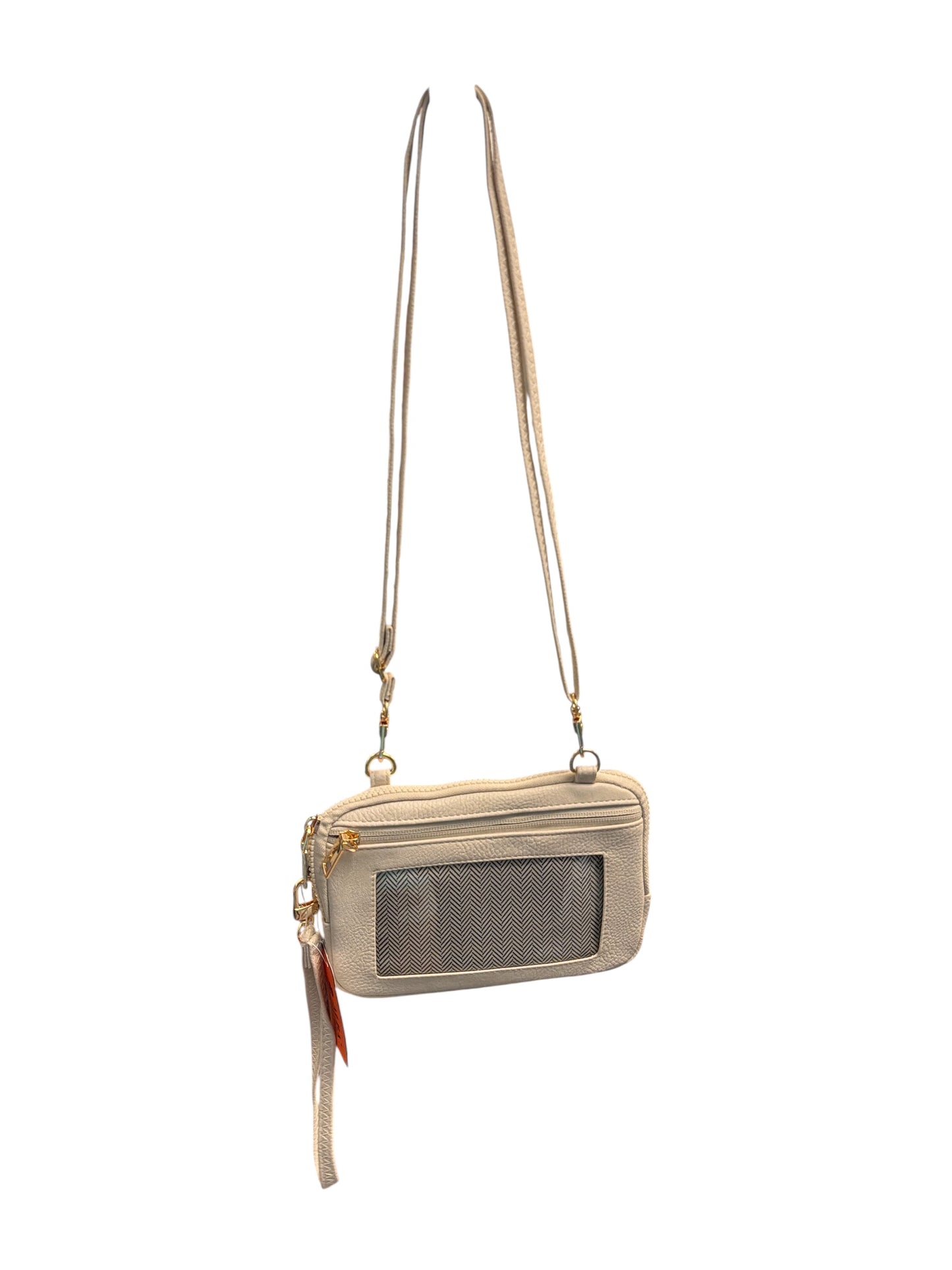 CLEAR PHONE CROSSBODY WALLET PURSE