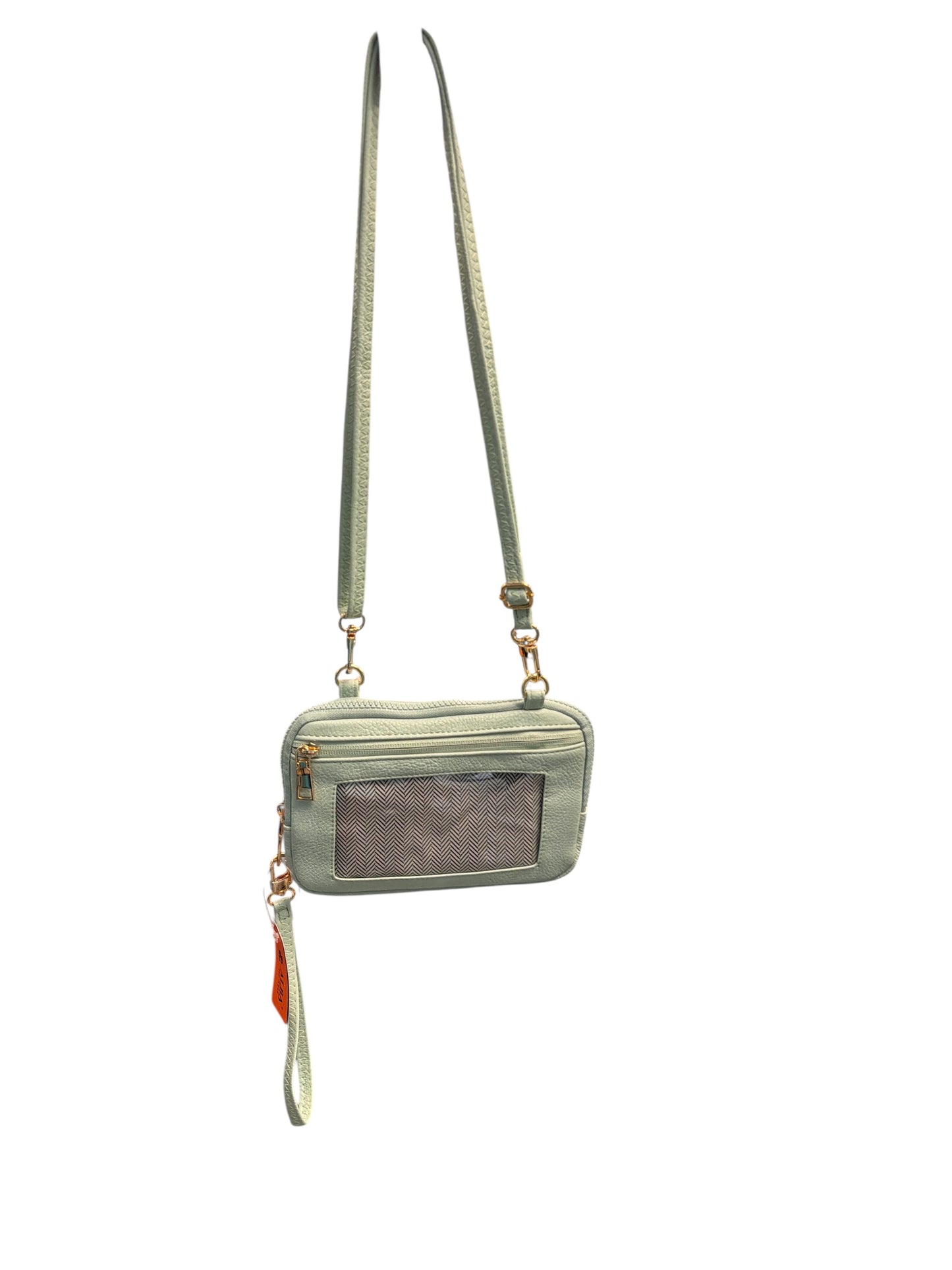 CLEAR PHONE CROSSBODY WALLET PURSE