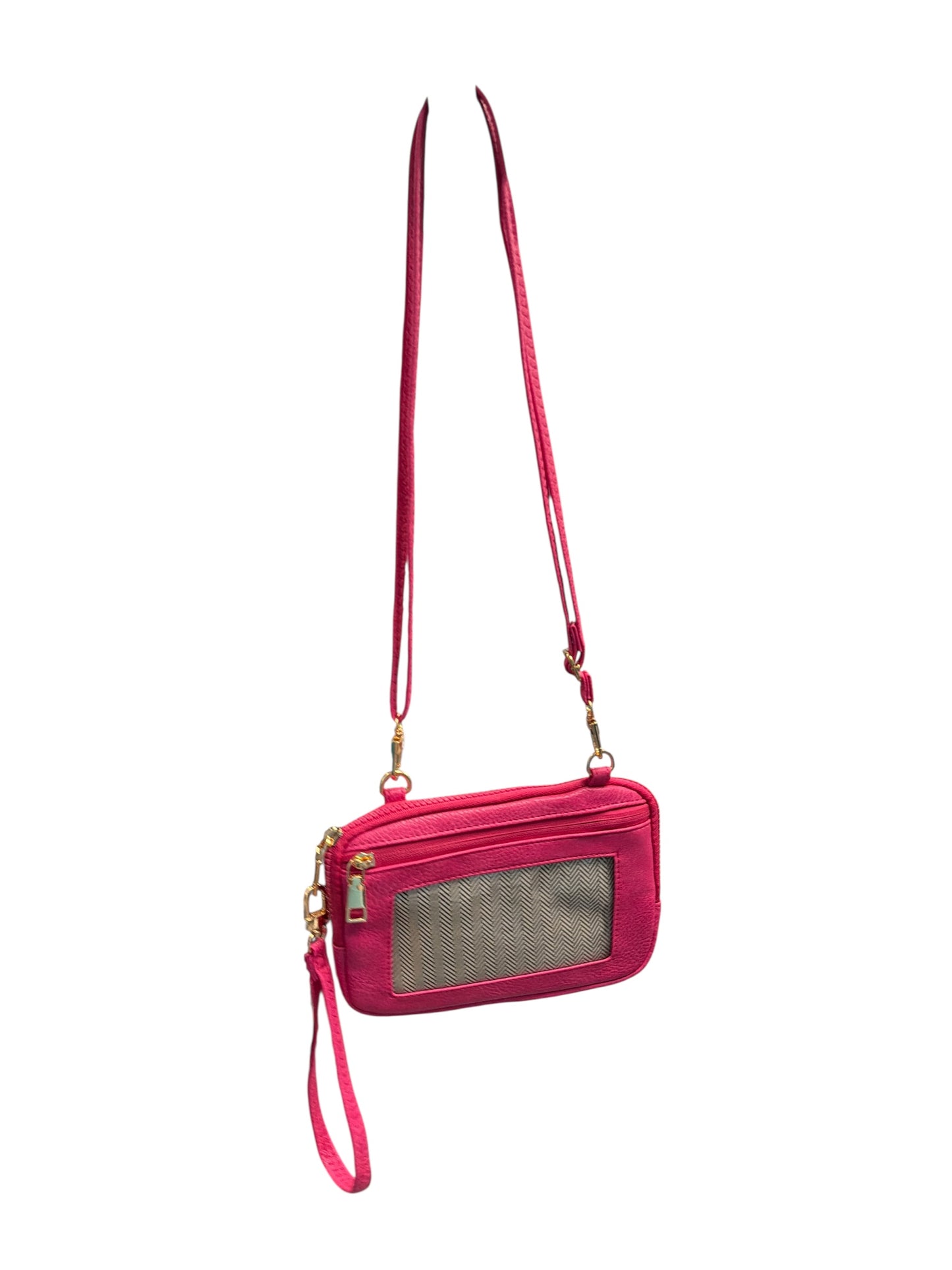 CLEAR PHONE CROSSBODY WALLET PURSE