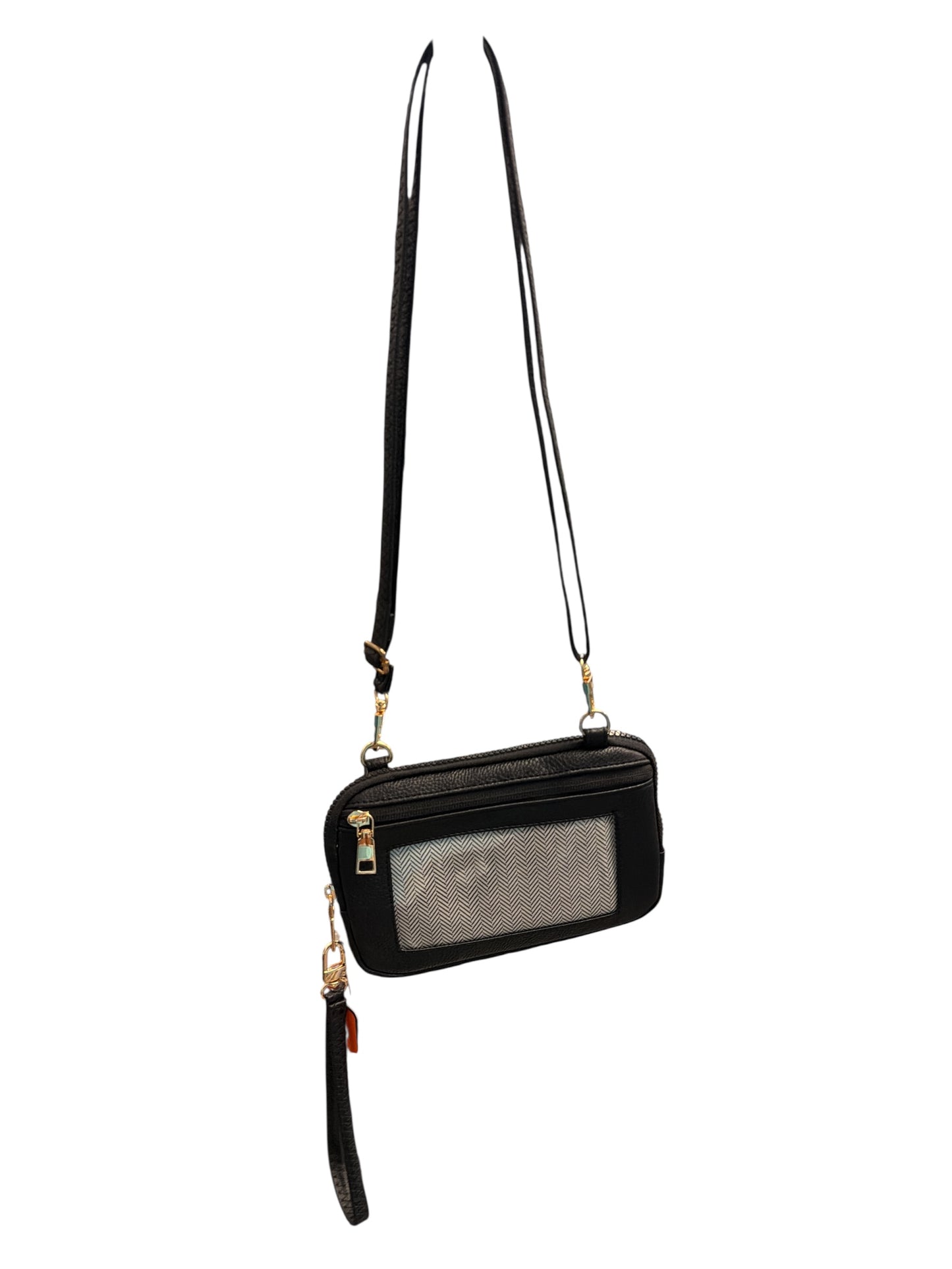 CLEAR PHONE CROSSBODY WALLET PURSE