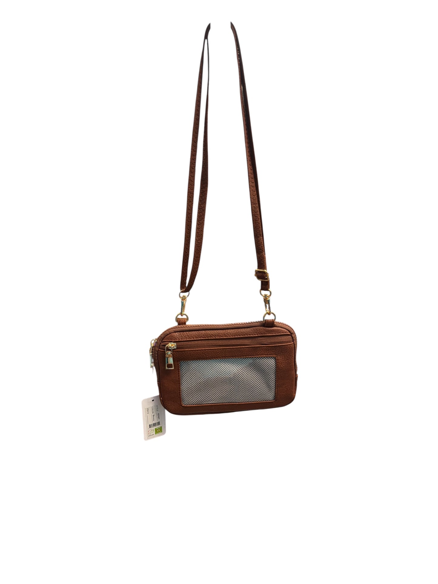 CLEAR PHONE CROSSBODY WALLET PURSE
