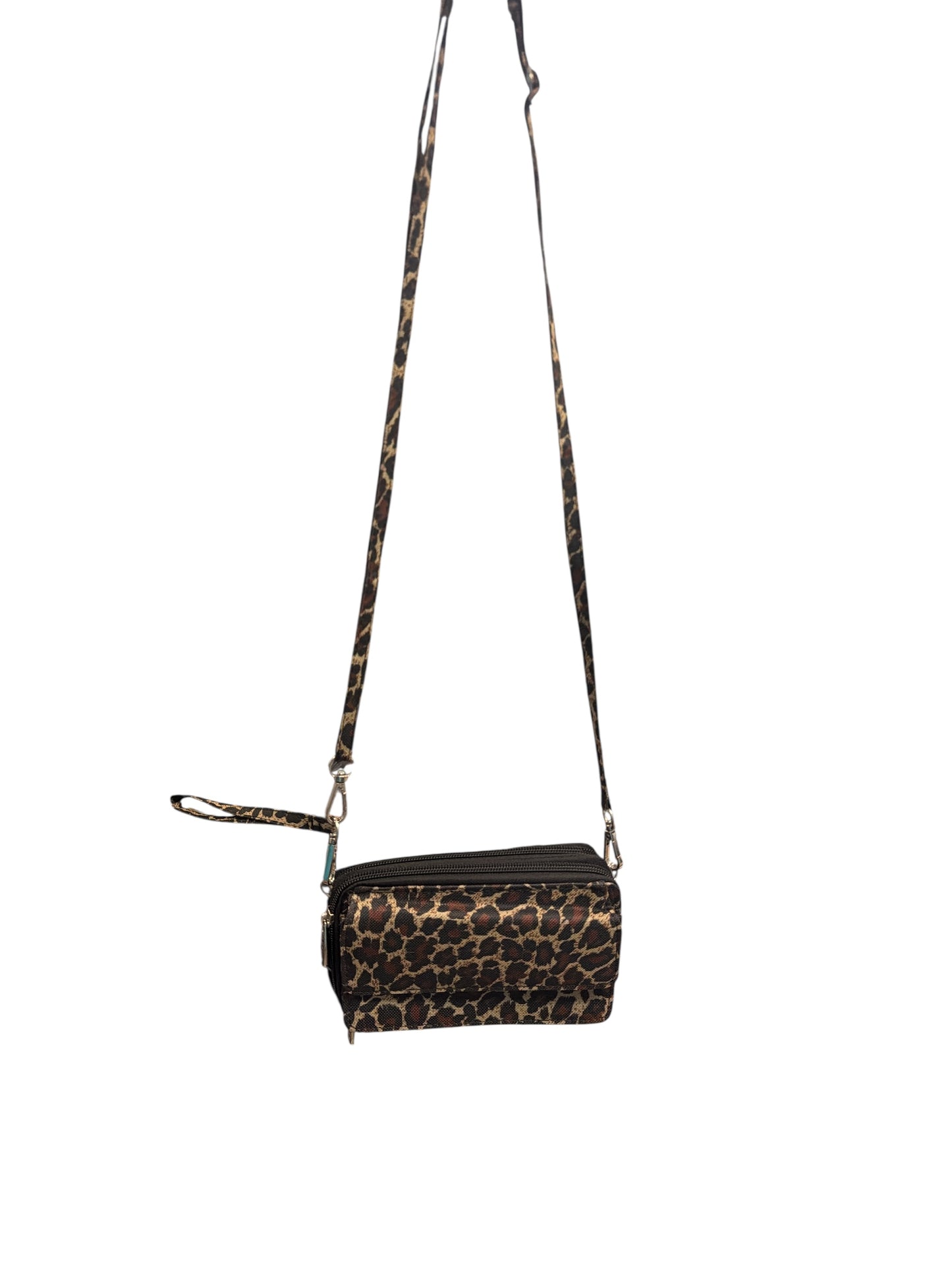 DOUBLE ZIPPER WALLET CROSSBODY