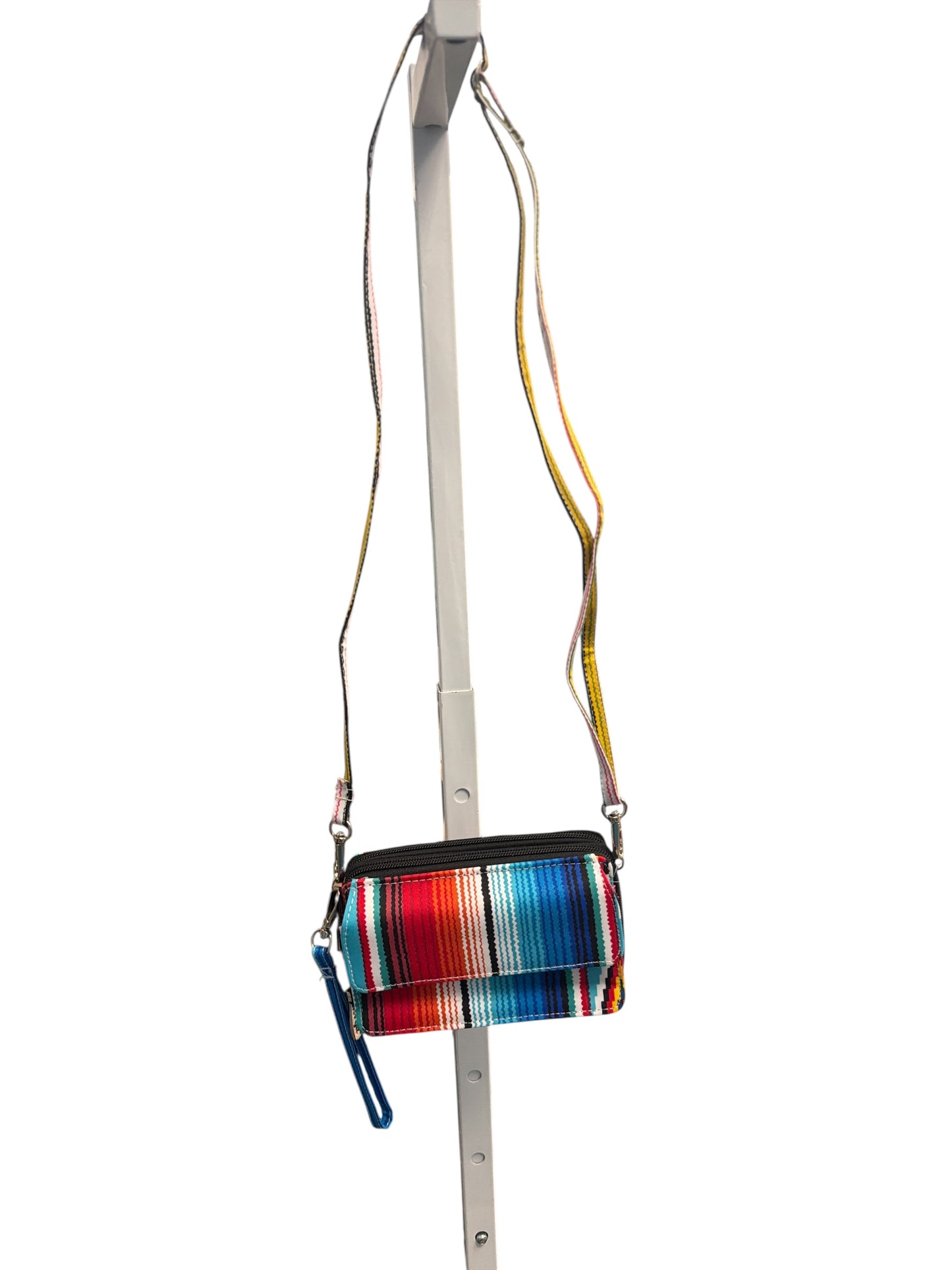 DOUBLE ZIPPER WALLET CROSSBODY