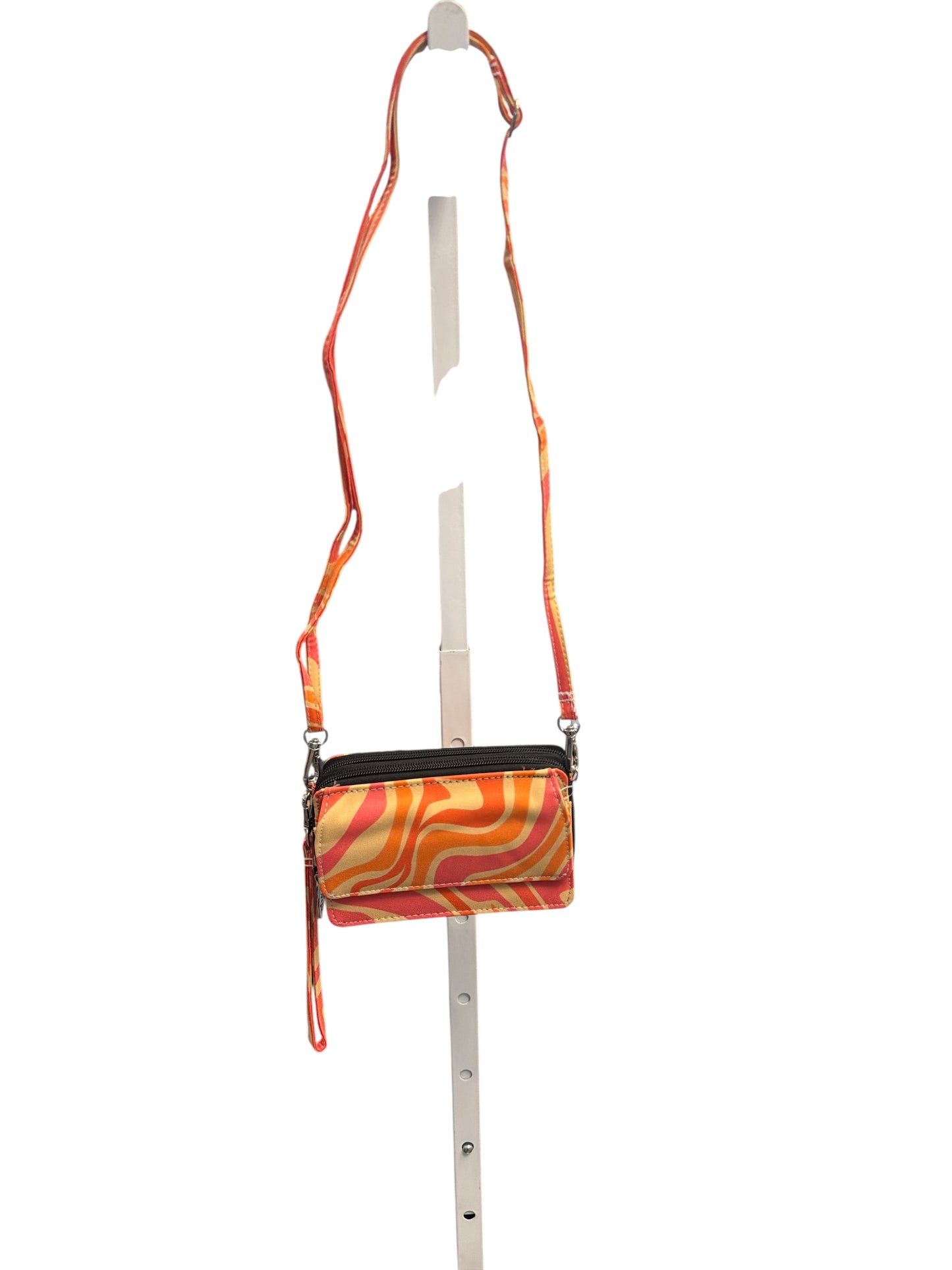 DOUBLE ZIPPER WALLET CROSSBODY