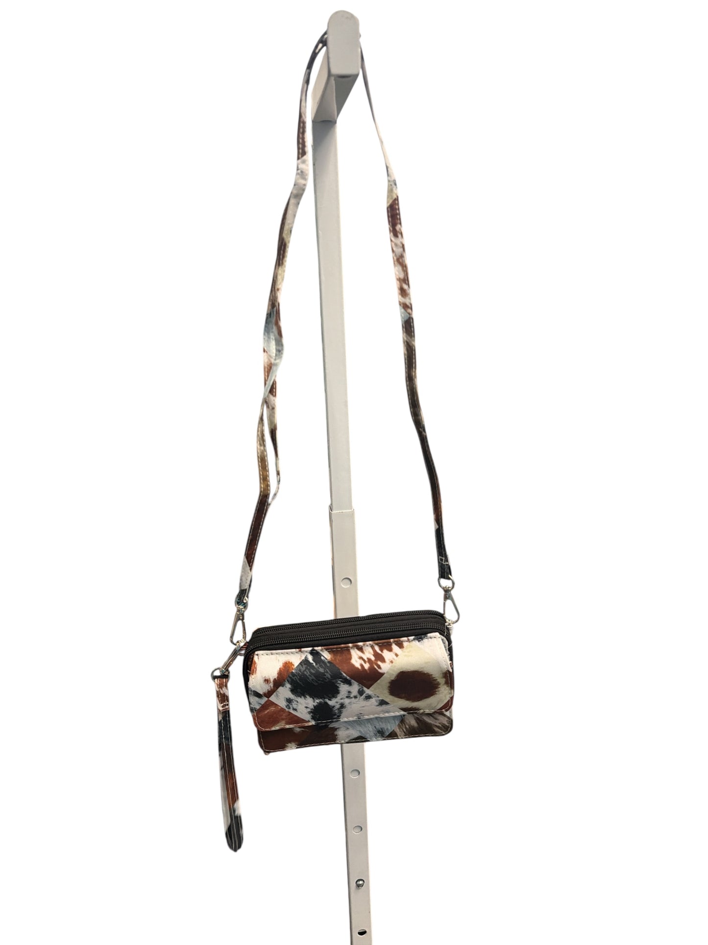 DOUBLE ZIPPER WALLET CROSSBODY