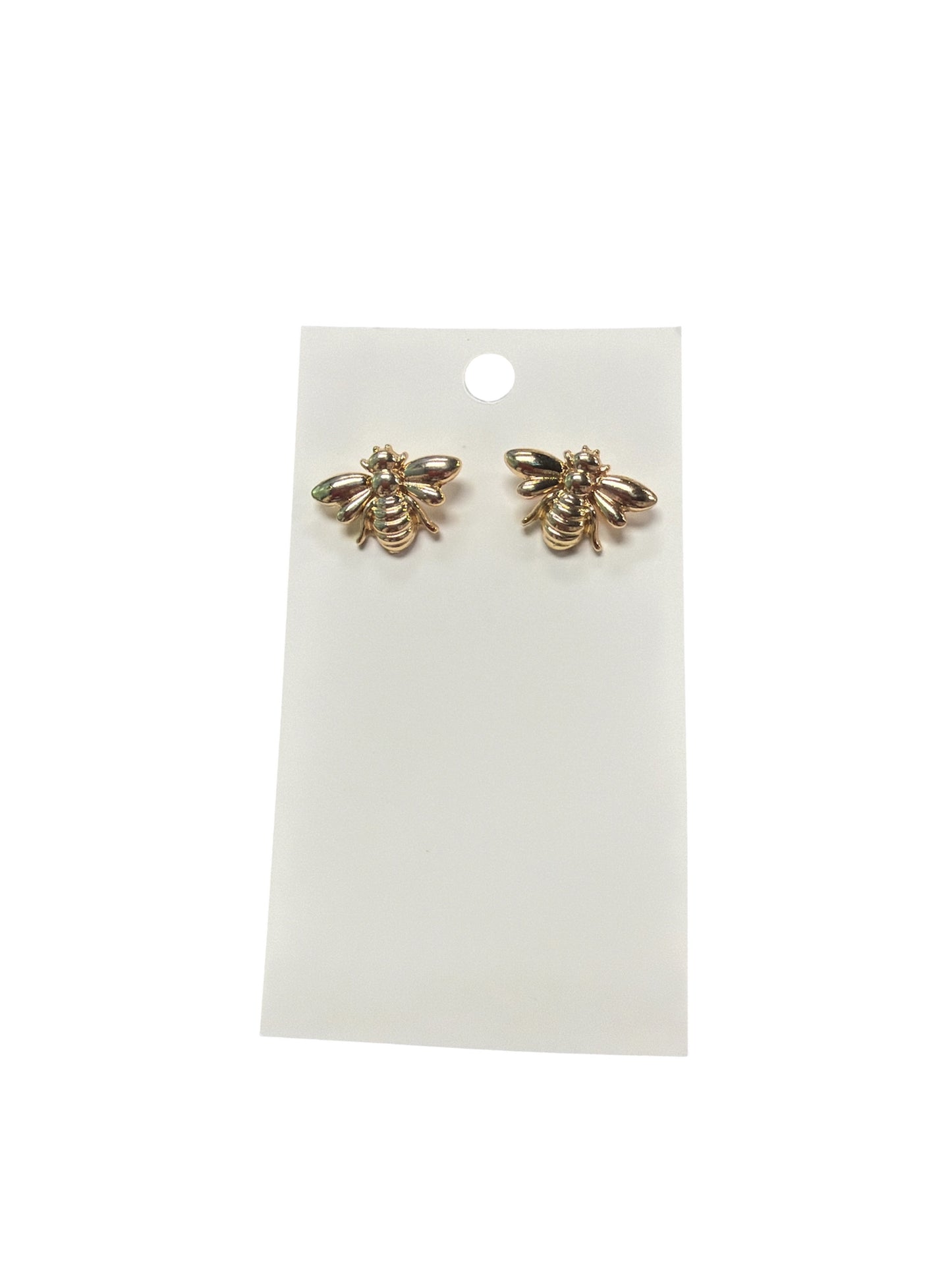 BEE GOLD EARRING STUDS