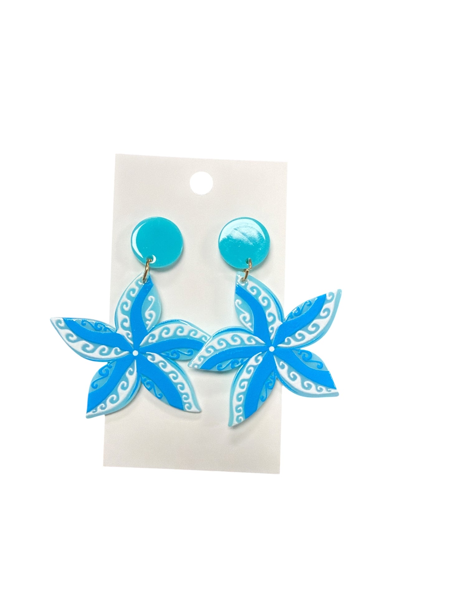 TROPICAL FLOWER EARRINGS