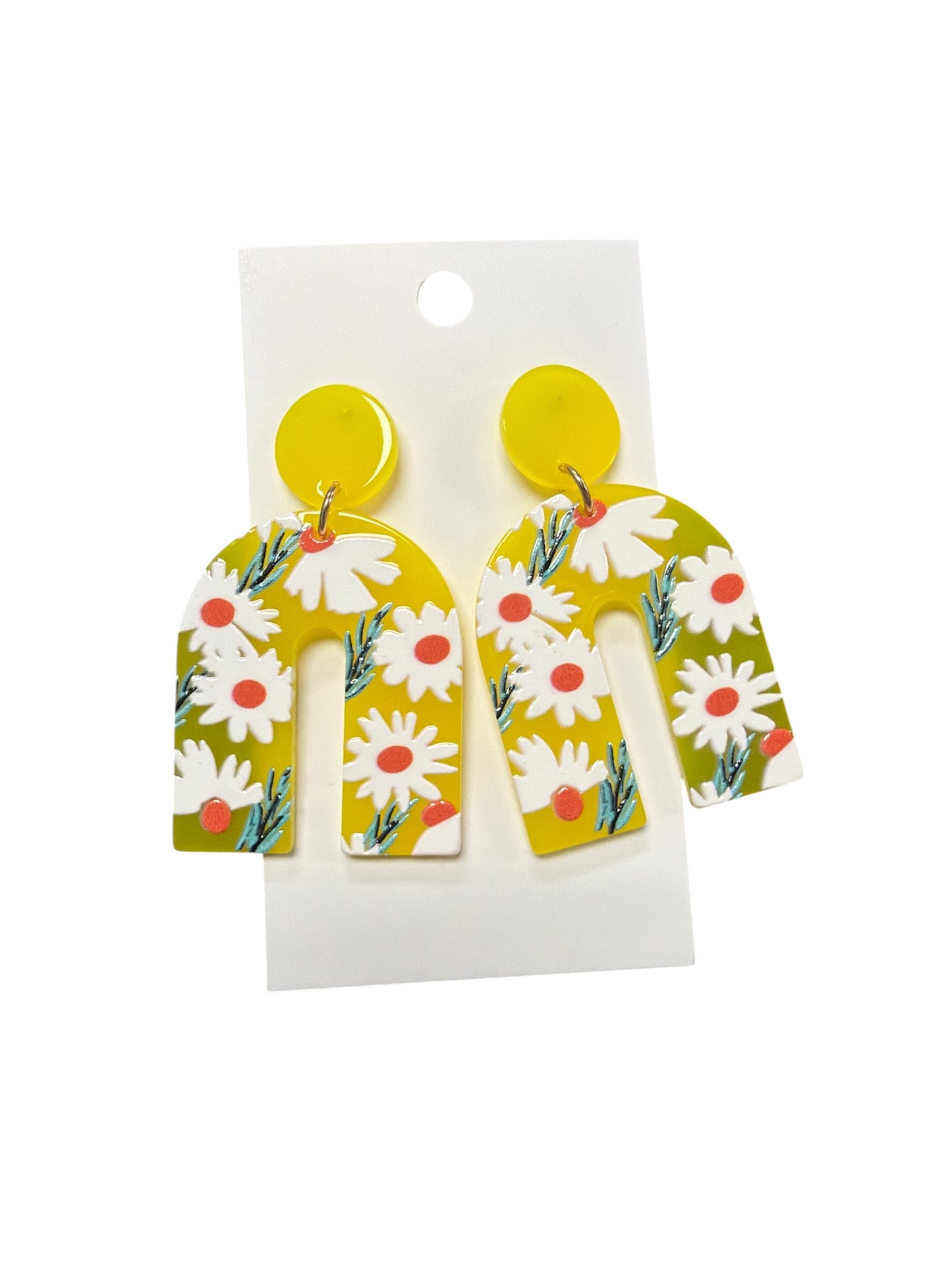 YELLOW ARCH DAILY EARRINGS