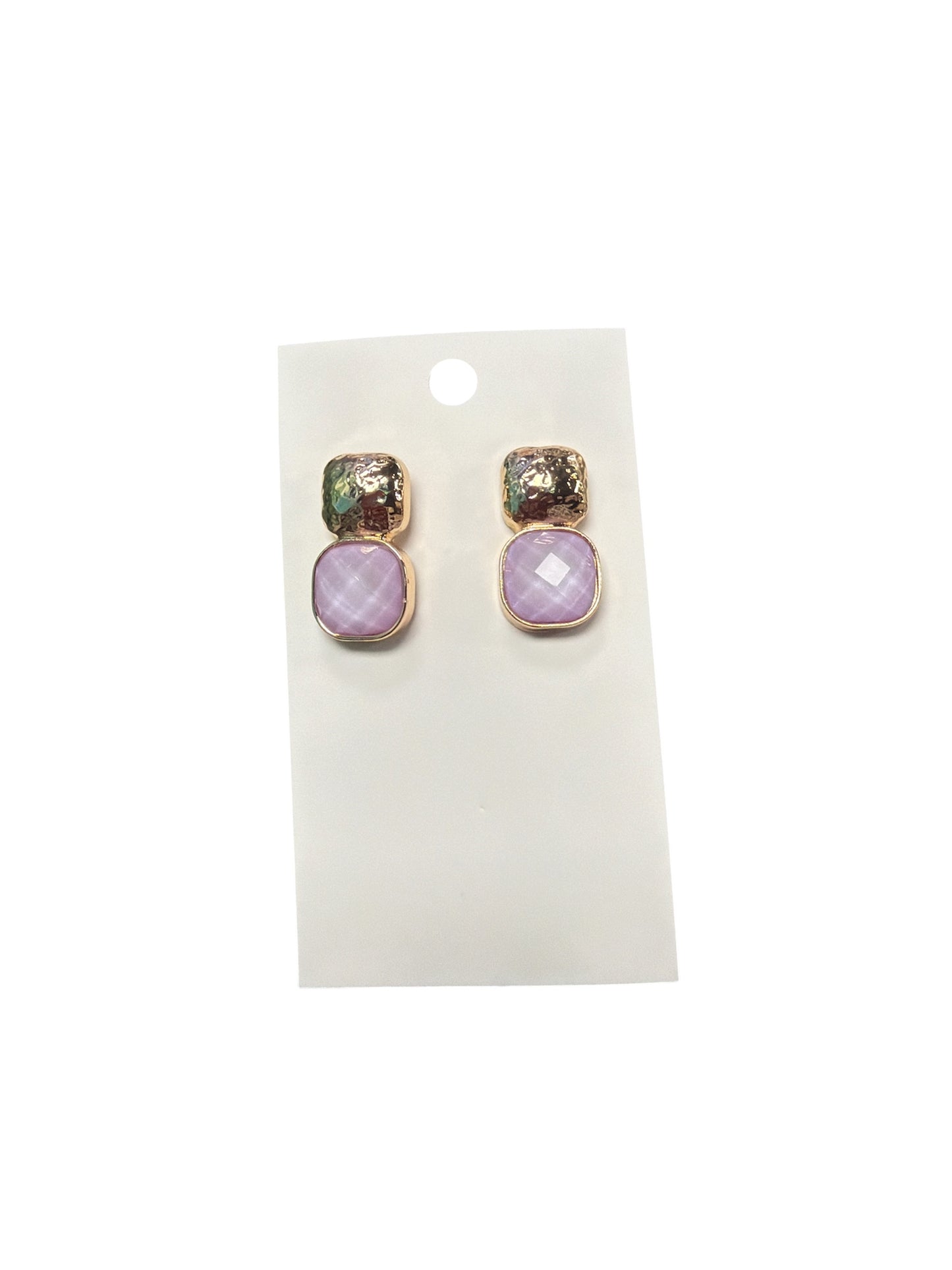 WATER RESISTANT STONE EARRINGS