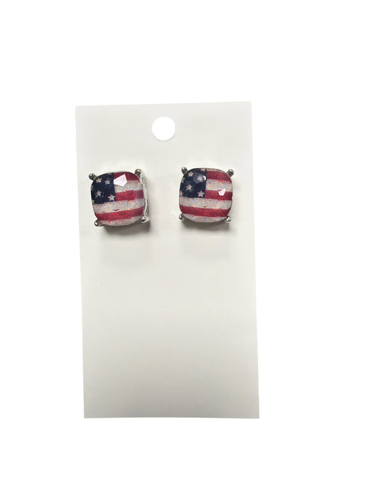 USA FLAG STUDS