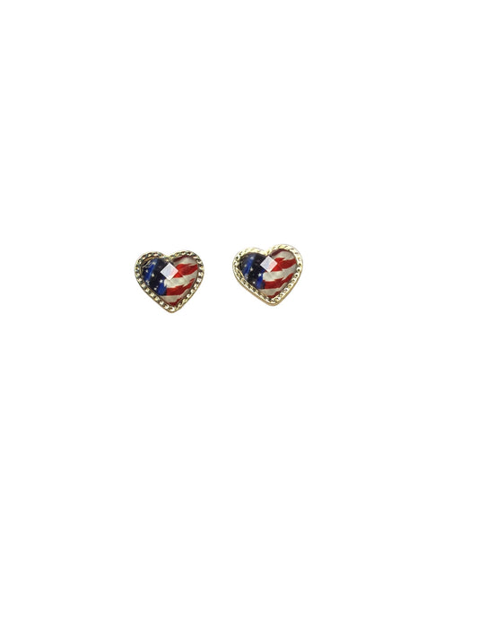 USA HEART STUDS