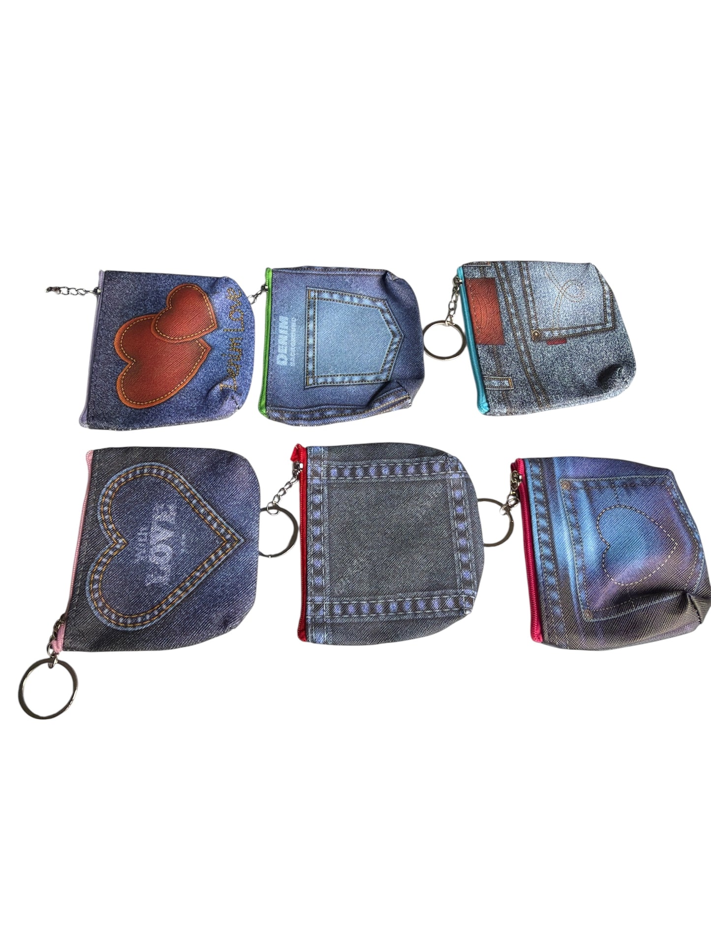 Denim Coin Bags