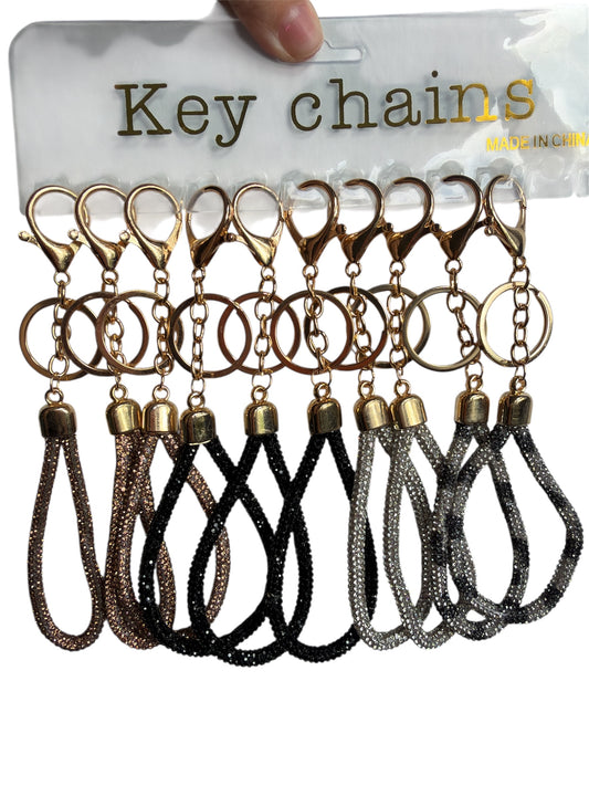 Bling Rope Keychains