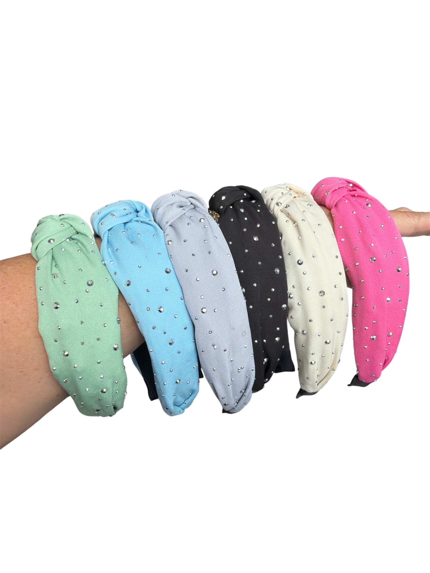 Solid Rhinestone Headband