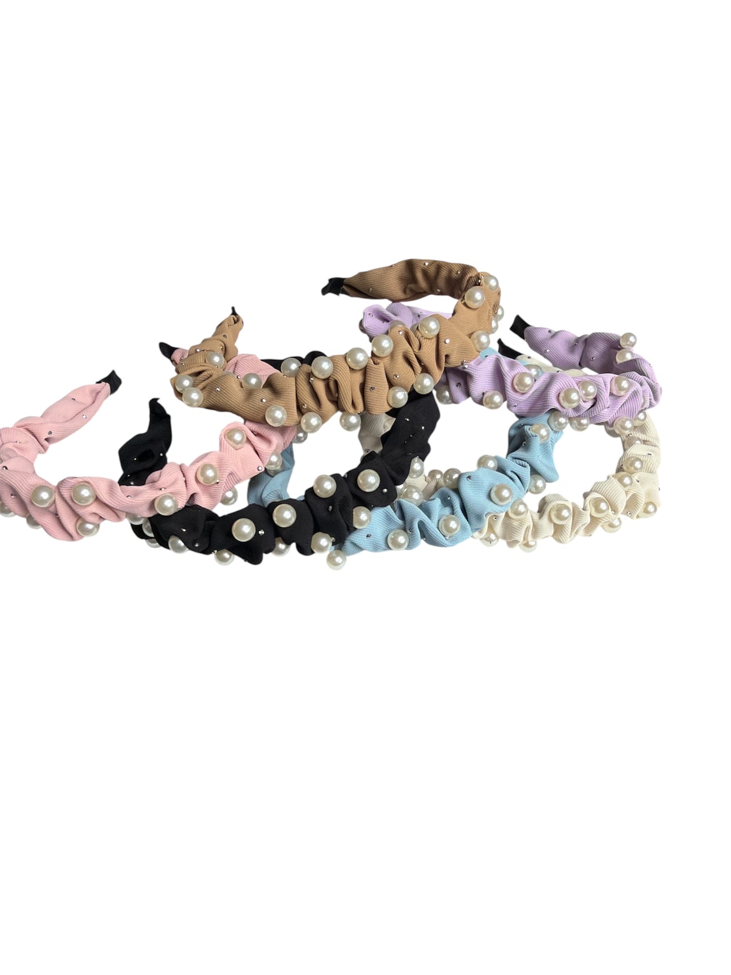 Pearl Scrunch Headband