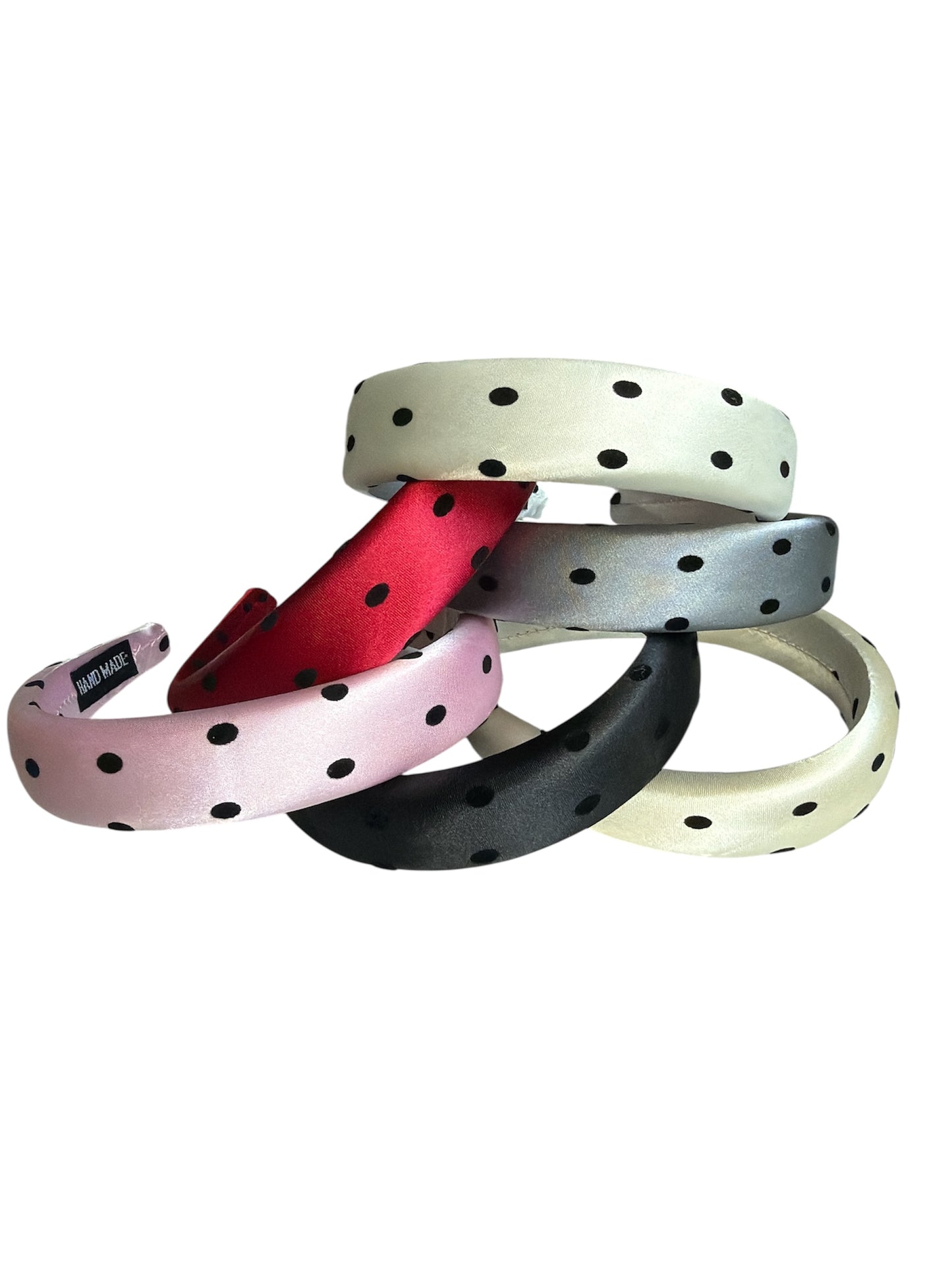 Padded Polka Dot Headband