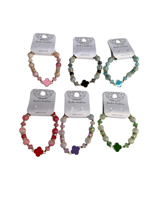 Clover Beaded Bracelet