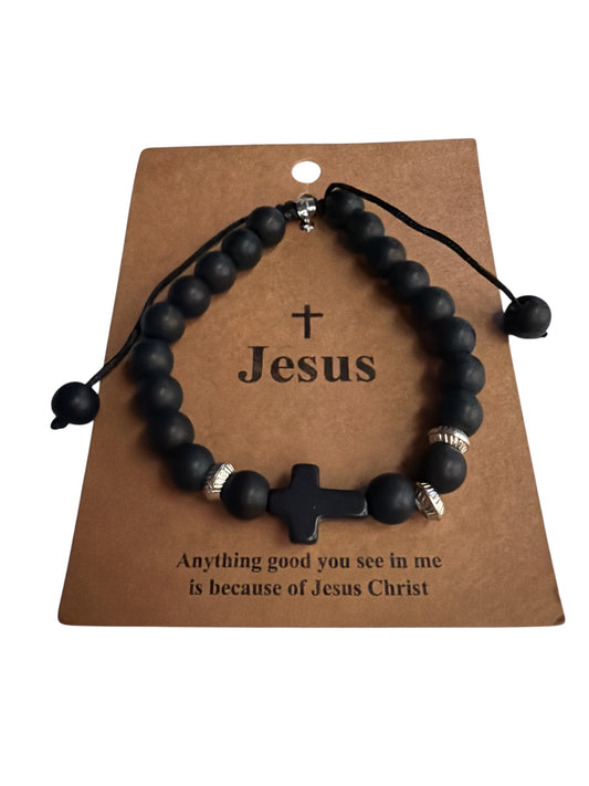 Jesus Beaded Bracelet