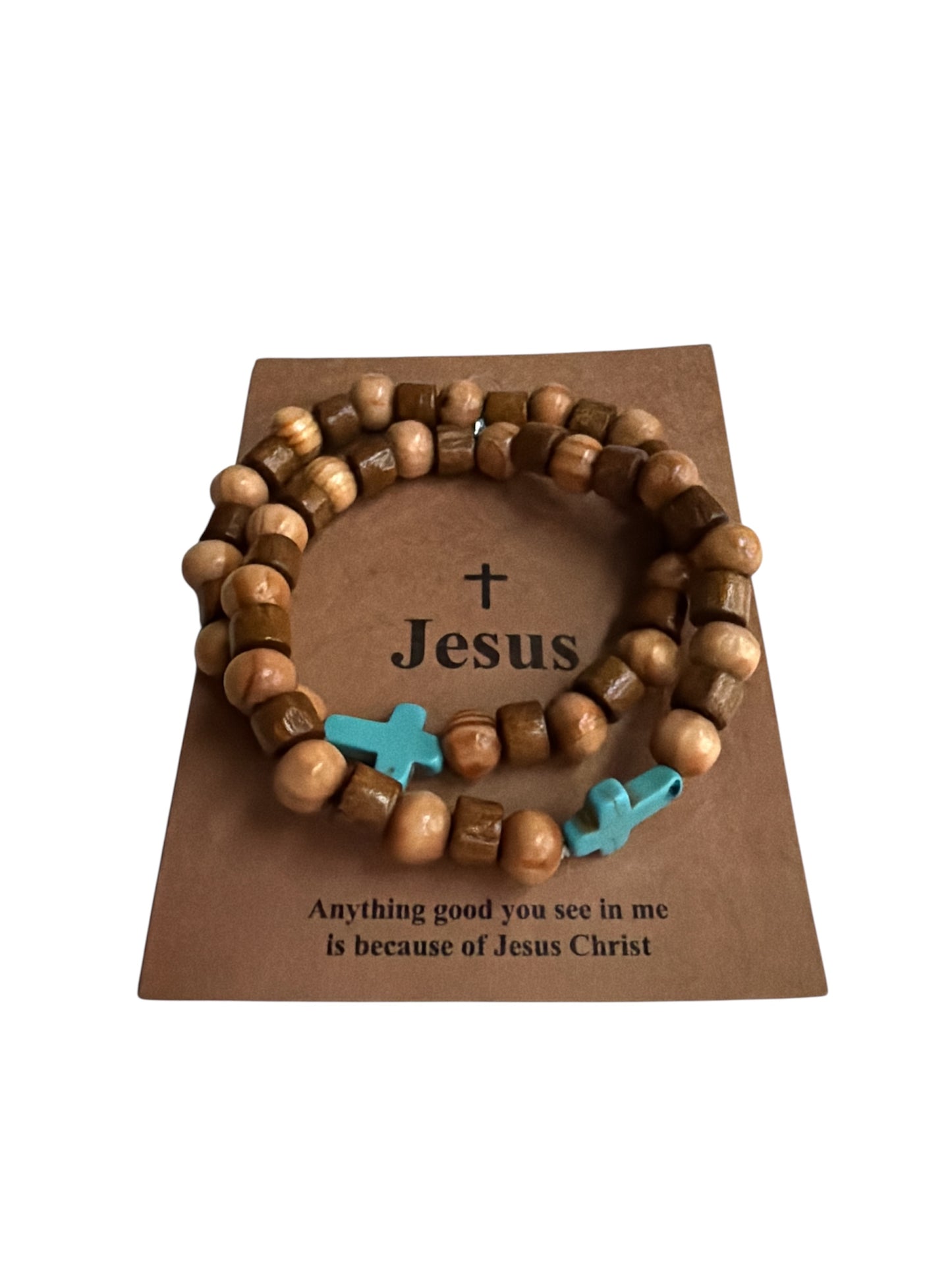 Jesus Double Stack Bracelet